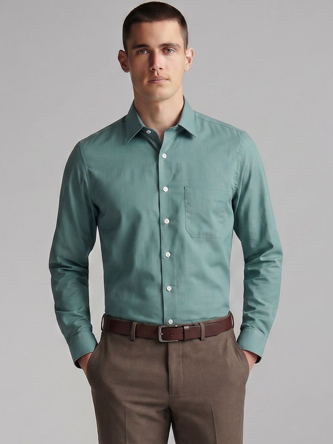 Louis Philippe Men Slim Fit Casual Shirt-picture-53