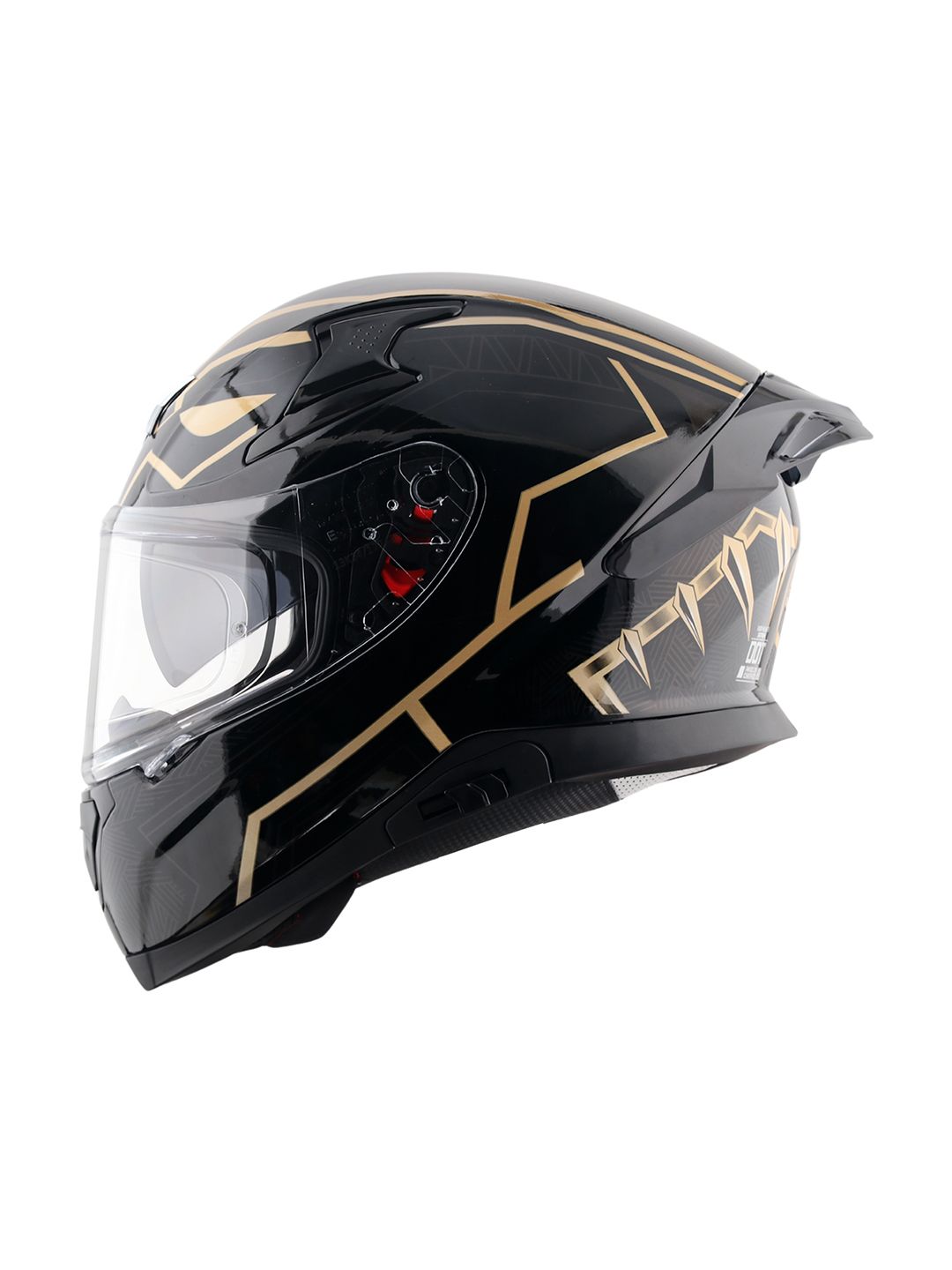 AXOR Unisex Apex Full Face Marvel Printed Scratch Resistant Helmet DOT & ISI Certified-picture-14