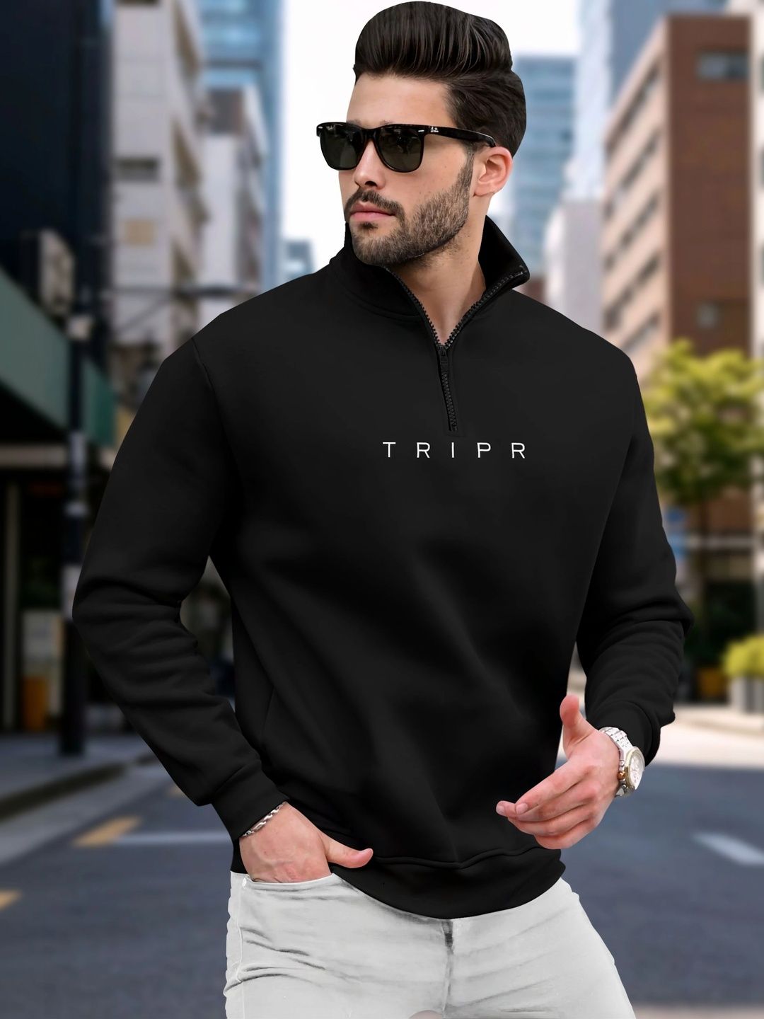 TRIPR Men Typography Pullover-picture-50