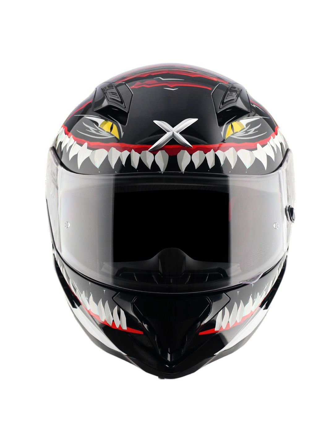 AXOR Hunter Shark Printed Scratch Resistant Full Face Helmet-picture-40