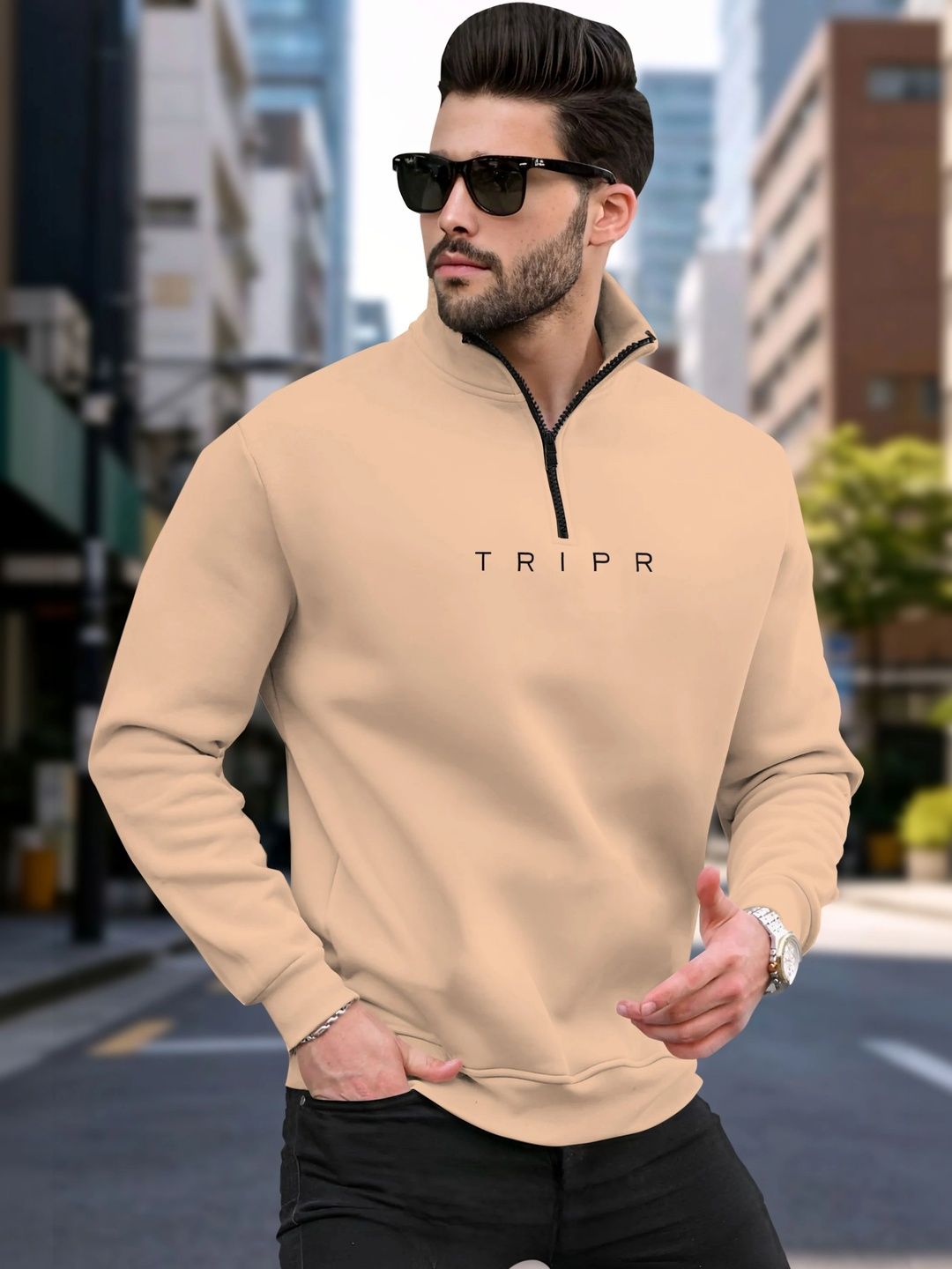 TRIPR Men Typography Pullover-picture-10