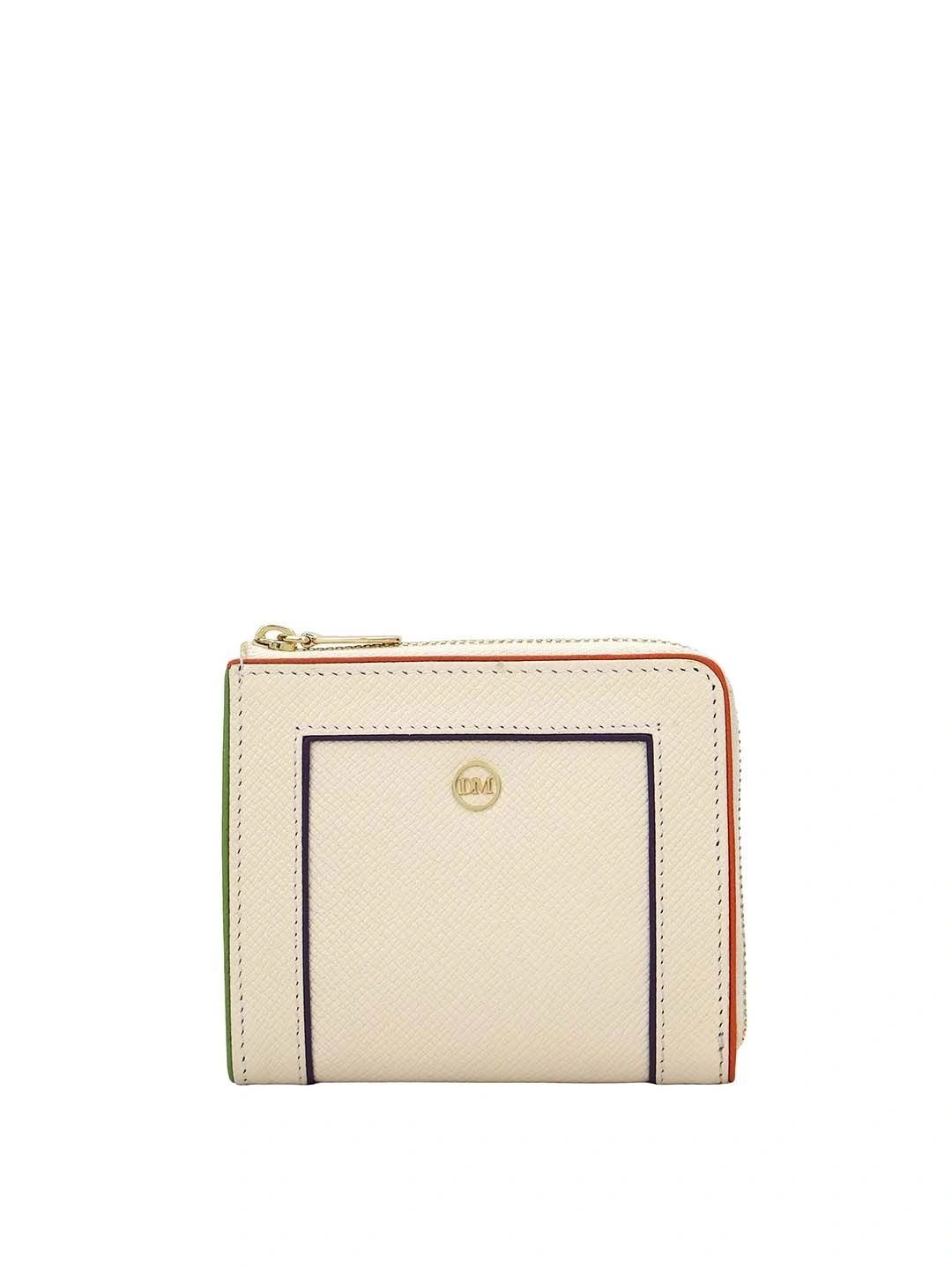 Da Milano Unisex Colourblocked Leather Zip Around Wallet-picture-38
