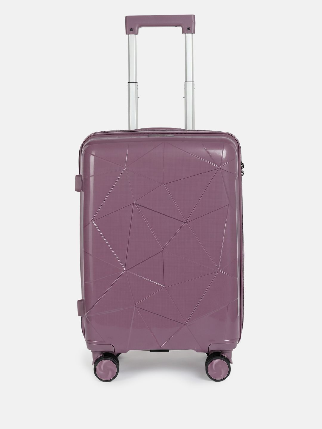 The Roadster Lifestyle Co Textured Hard-Sided Cabin Trolley Bag-image-38