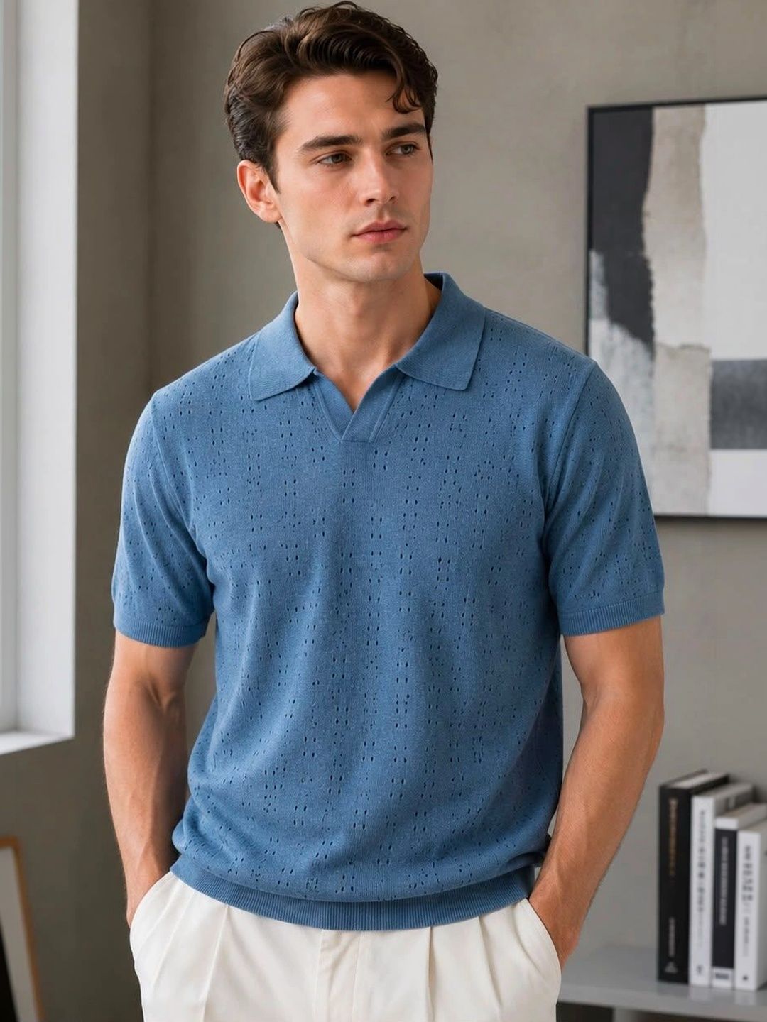 Moda Rapido Men Cotton Polo T-Shirt-picture-14