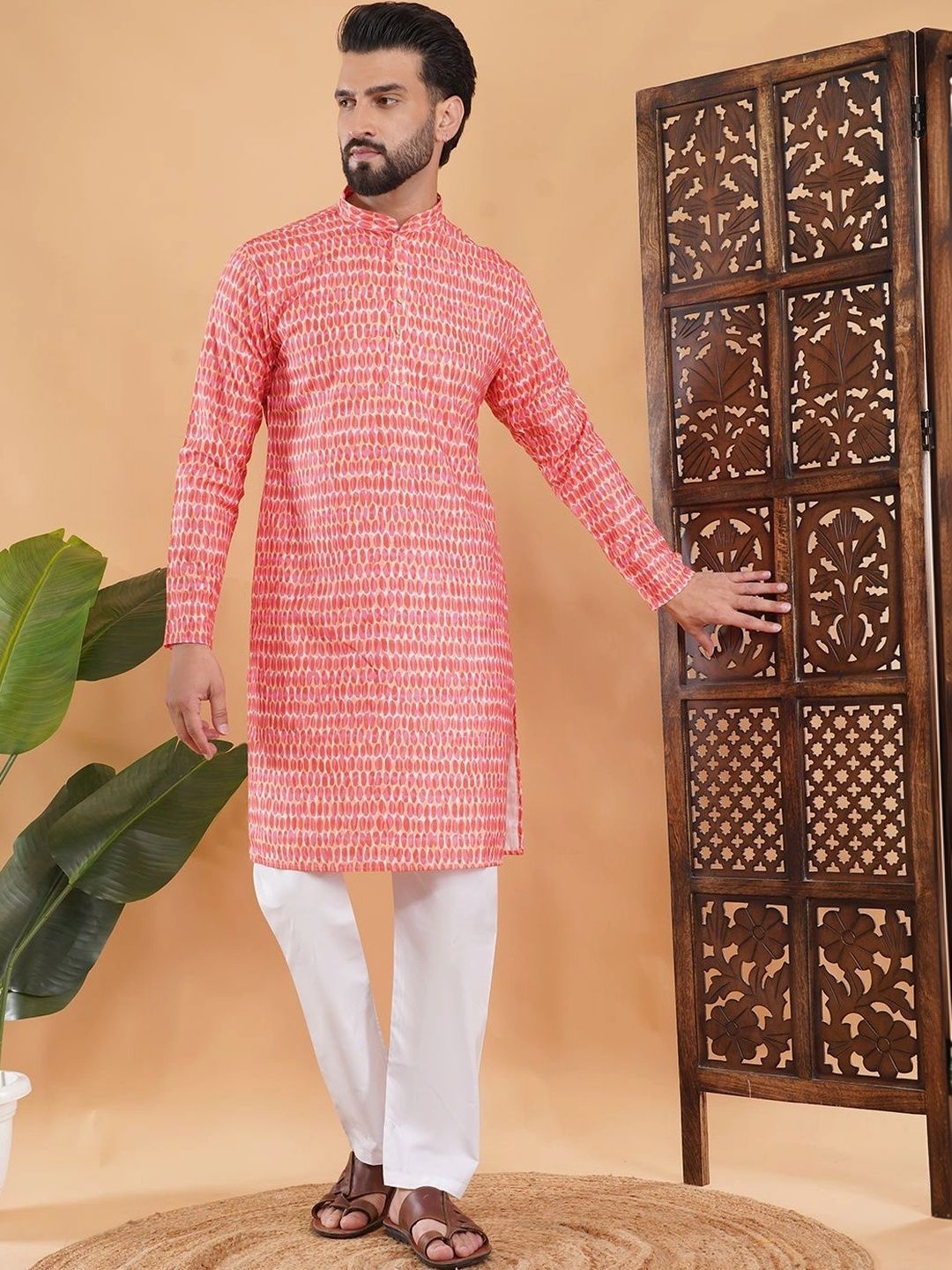 ADHIRAJAN Men Printed Kurta-picture-48