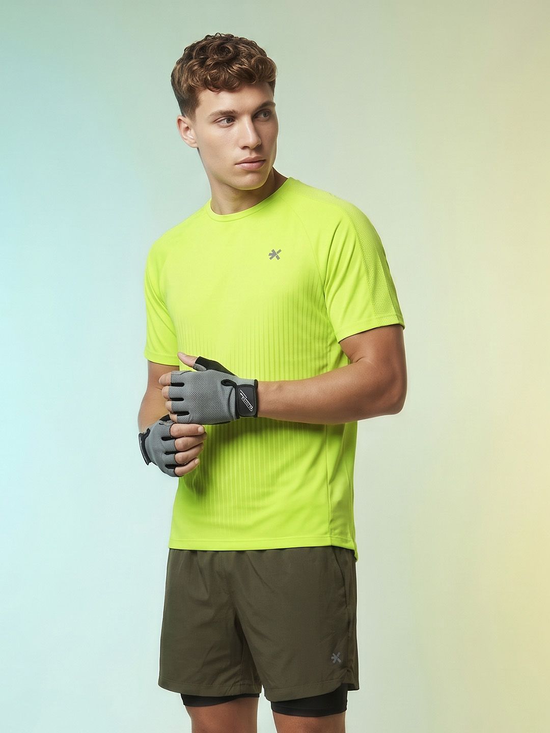 HRX by Hrithik Roshan Striped Rapid Dry Training T-shirt-picture-29