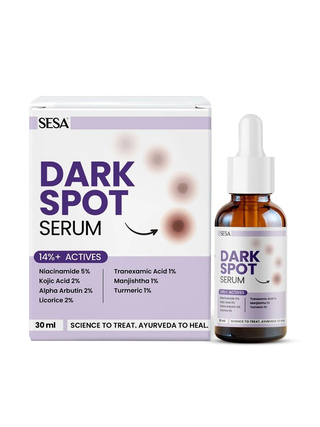 Sesa Dark Spot Serum With Niacinamide & Kojic Acid - 30 ml-image-0