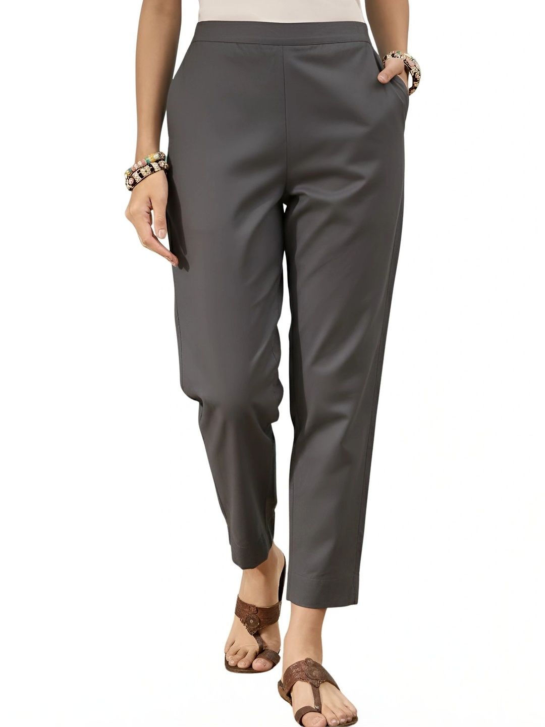 PICHAWAI Women Relaxed Trousers-picture-13
