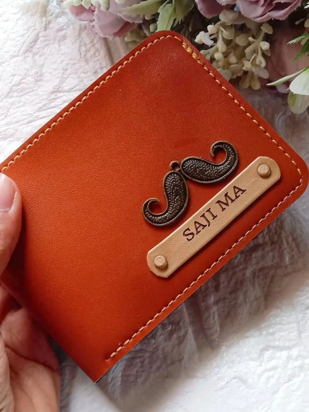 Navya Royal Art Men Embellished Leather Two Fold Wallet-picture-25