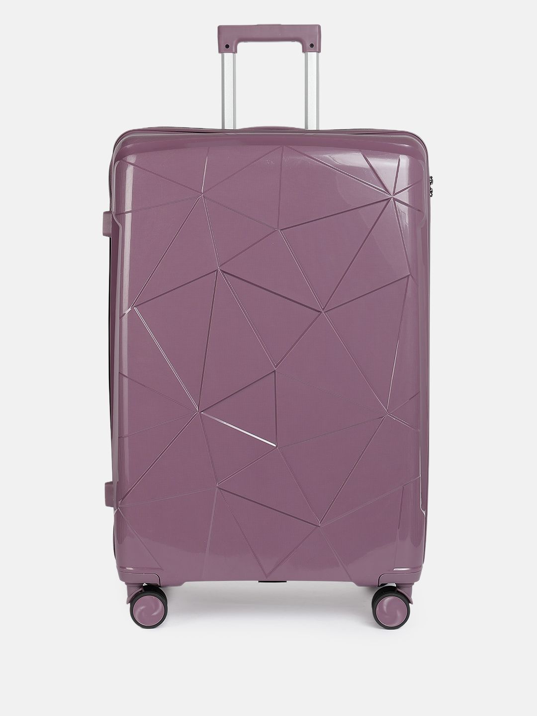 The Roadster Lifestyle Co Textured Hard-Sided Large Trolley Bag-picture-25