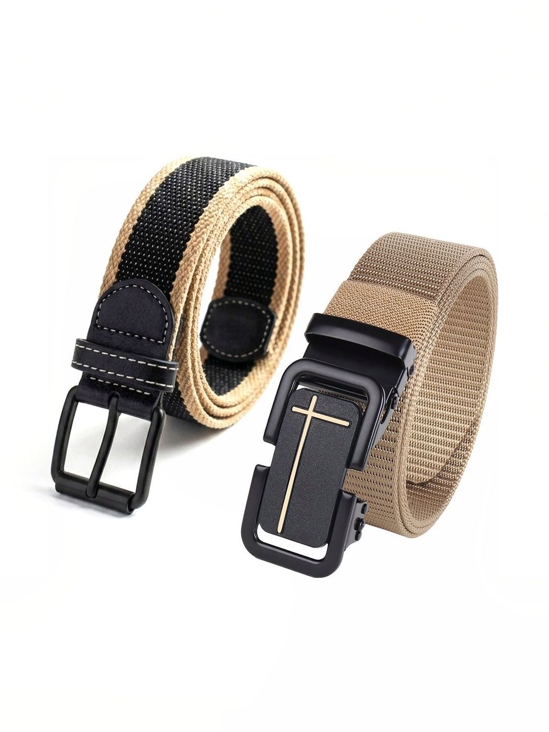 Elligator Men Striped 2 Belt-picture-47