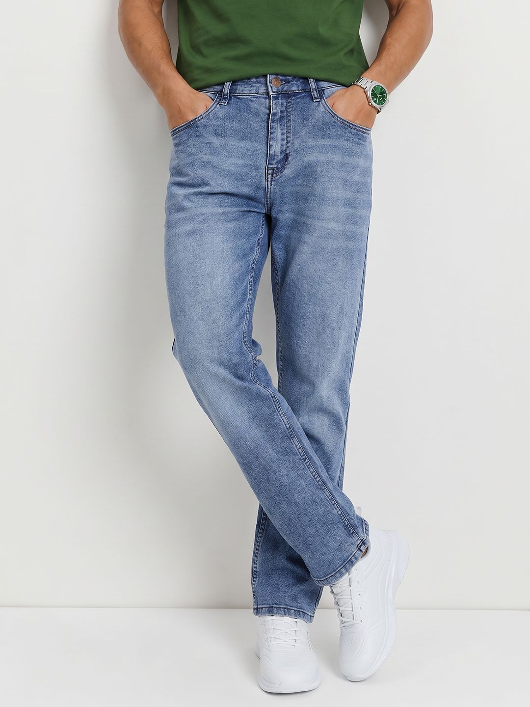 The Roadster Life Co. Men Regular Fit Stretchable Jeans-picture-55