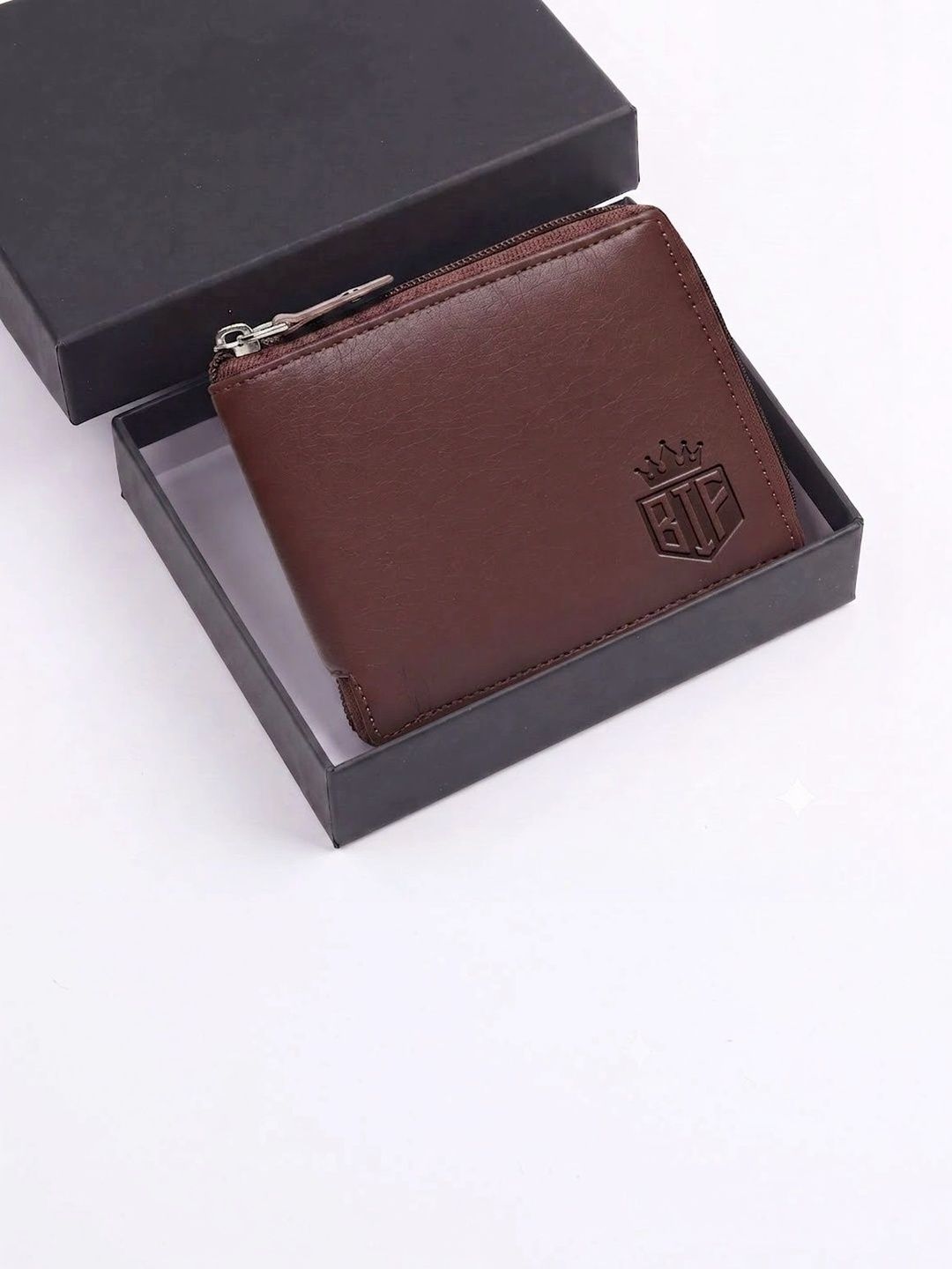 BIF Men Textured PU Two Fold Wallet-image-41