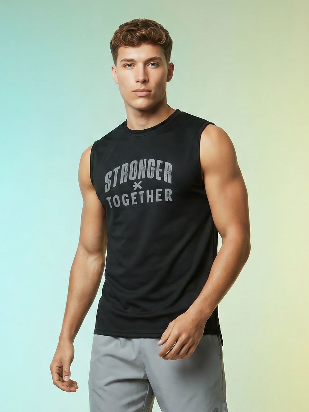 HRX by Hrithik Roshan Sleeveless Printed Rapid-Dry Training T-shirt-picture-49