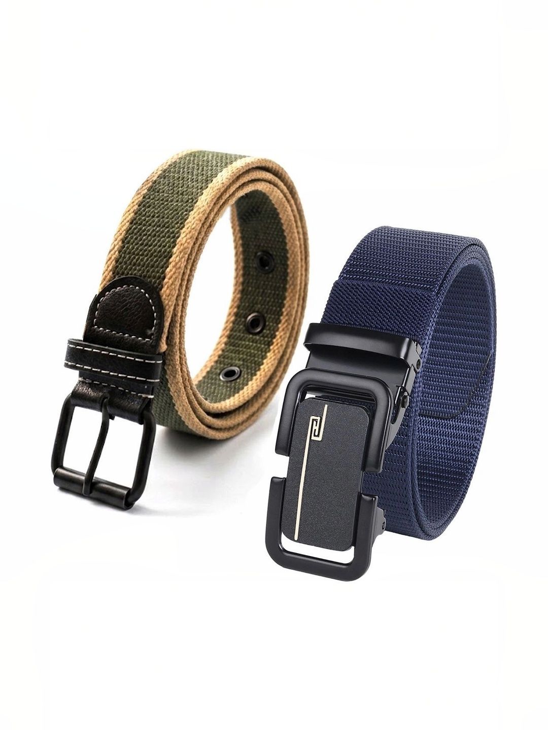 Elligator Men Striped 2 Belt-picture-58