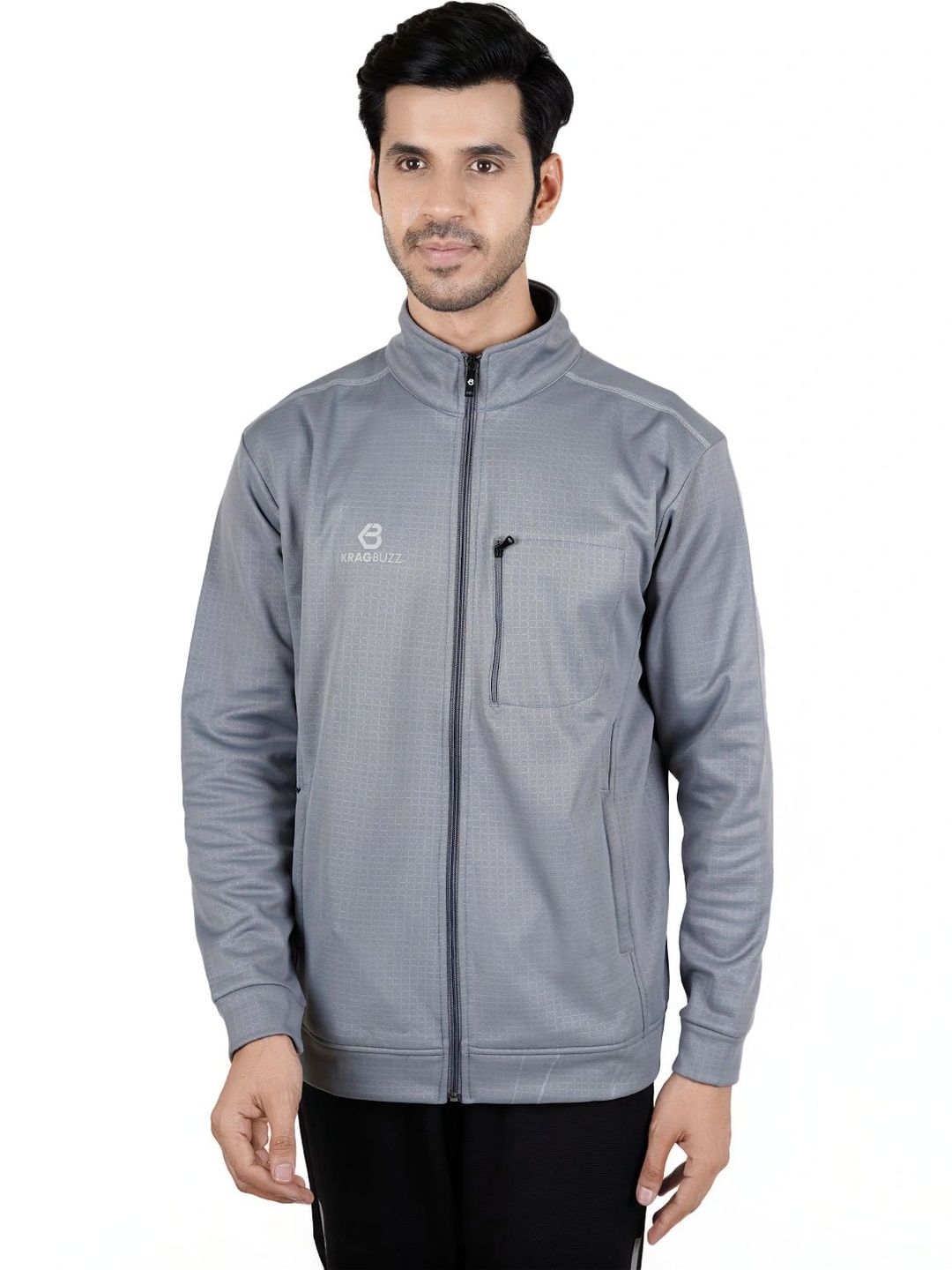 KRAGBUZZ Men Fleece Training or Gym Sporty Jacket-picture-16