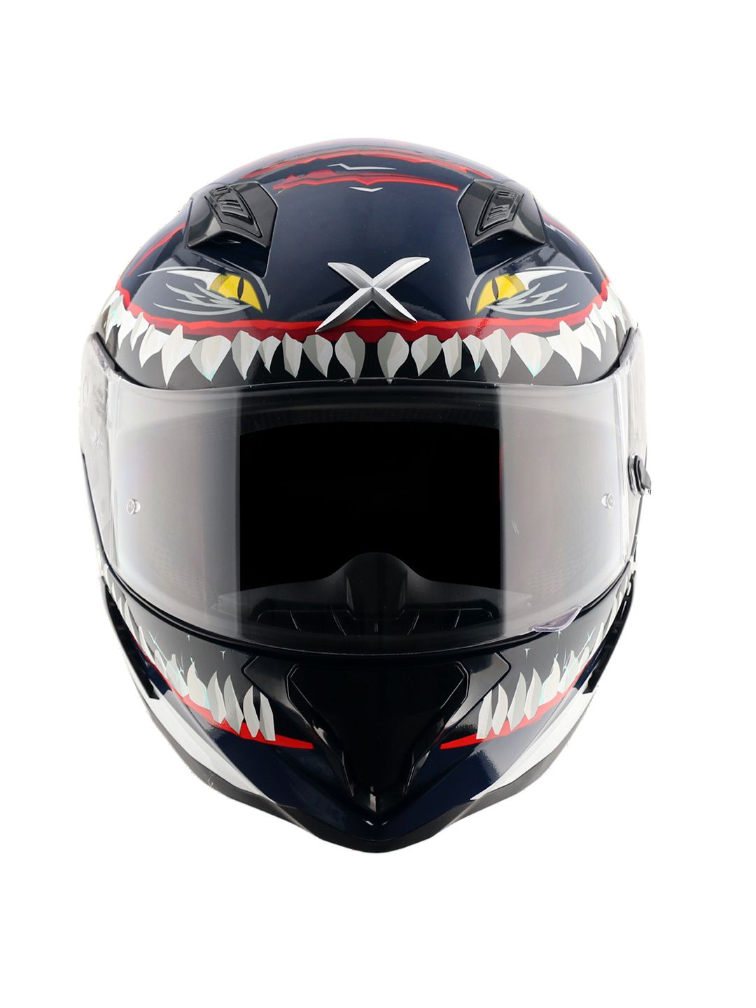 AXOR Hunter Shark Printed Scratch Resistant Full Face Helmet-picture-37
