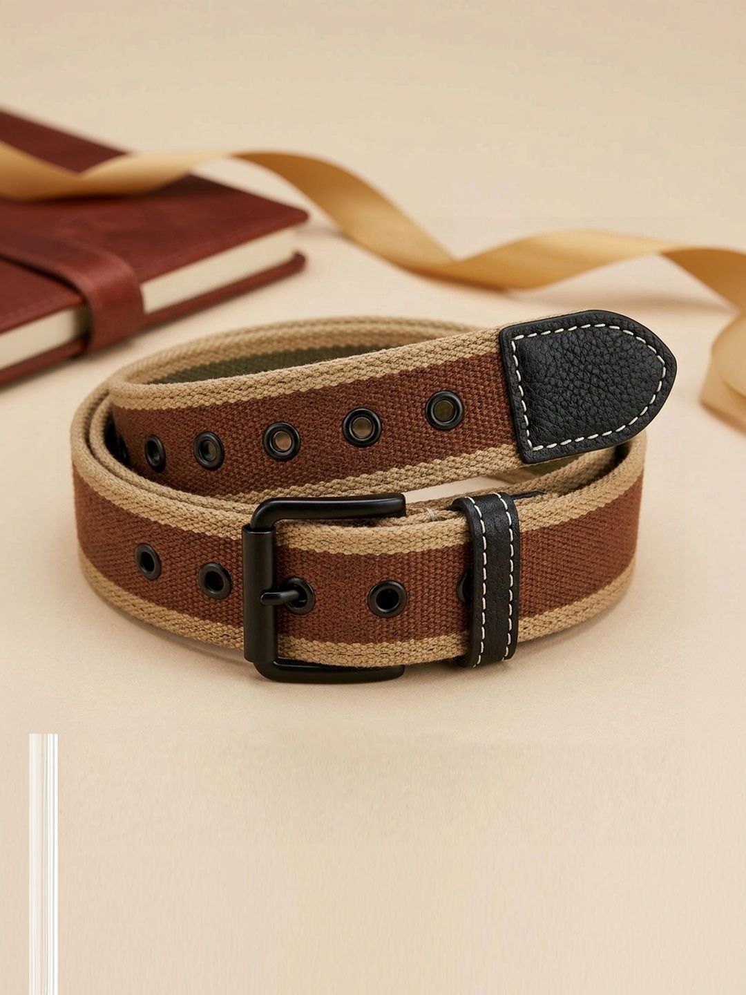 Elligator Men Striped 2 Belt-picture-40