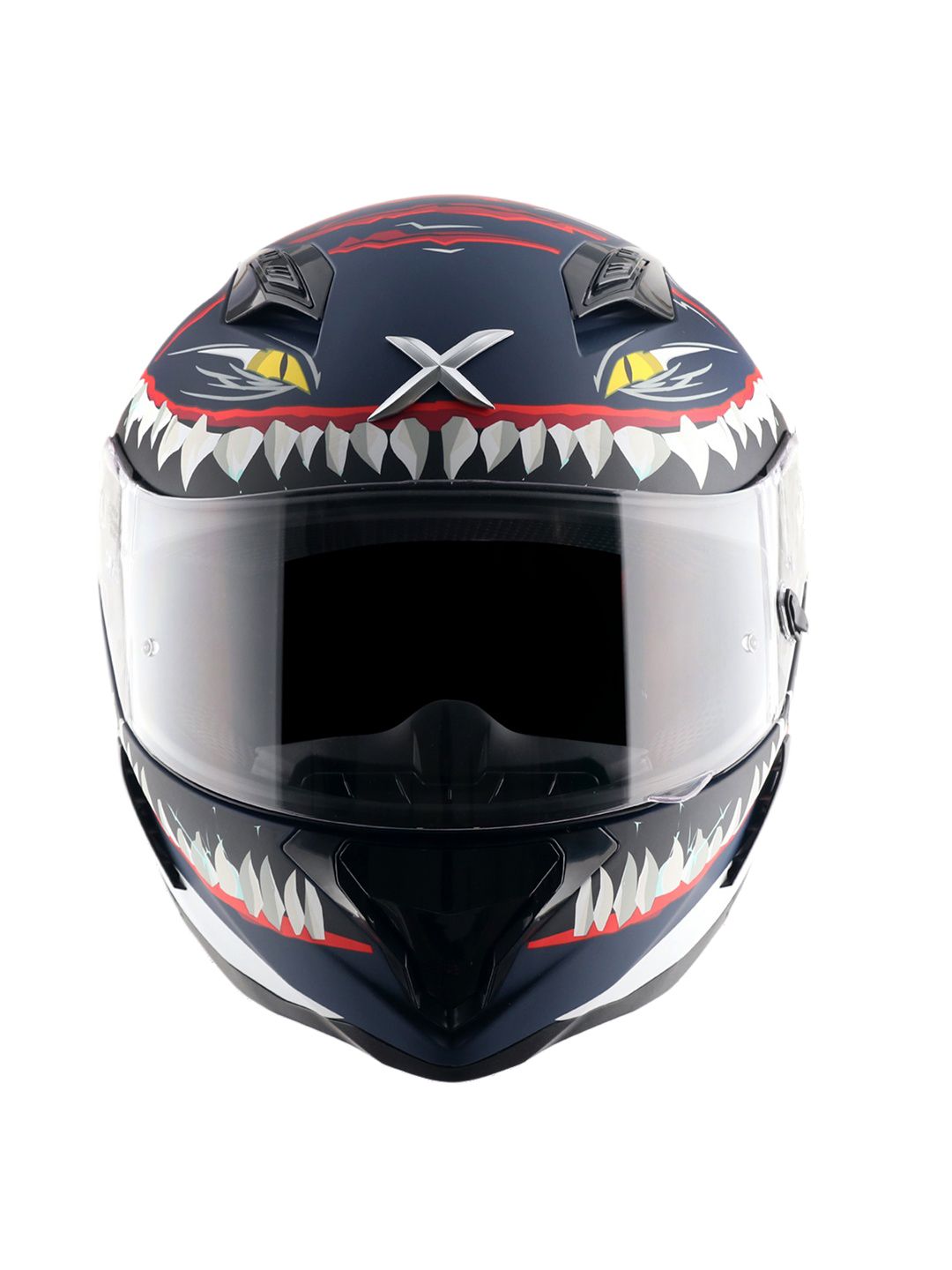 AXOR Hunter Shark Printed Scratch Resistant Full Face Helmet-picture-38