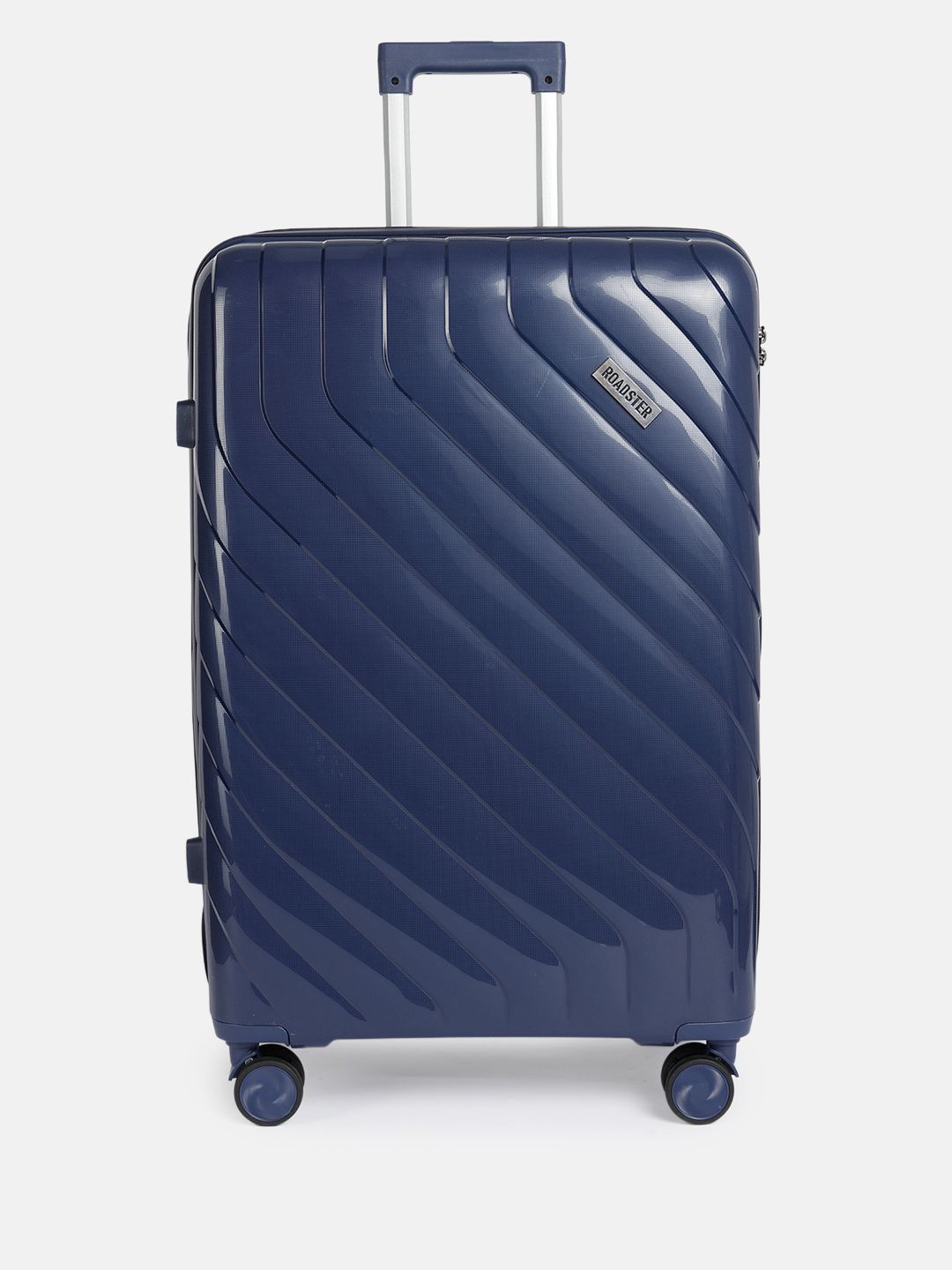 The Roadster Lifestyle Co Textured Hard-sided Large Trolley Bag-image-37
