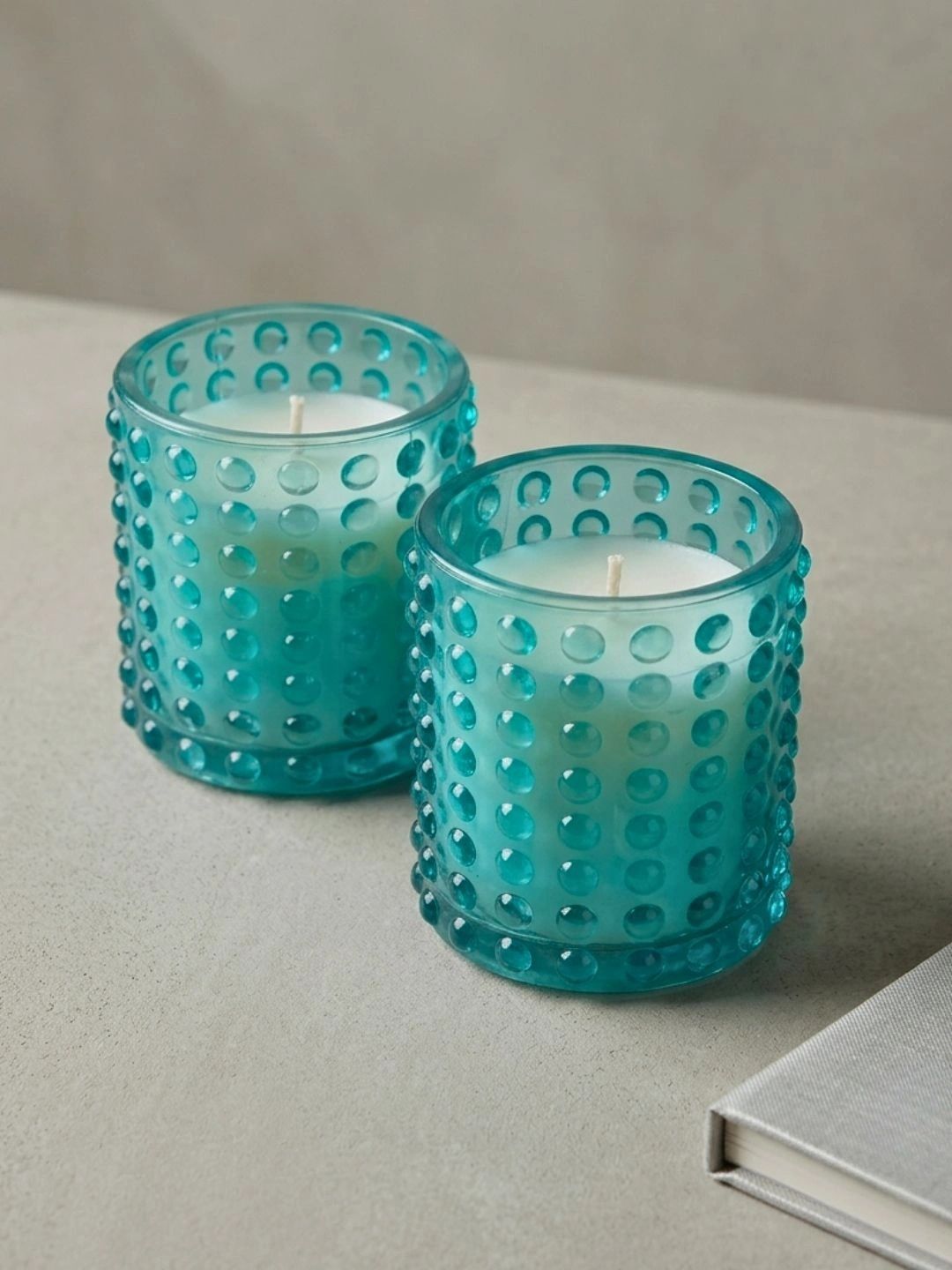 THE HOME CO. Blue 1 pieces Jar Candle-picture-37