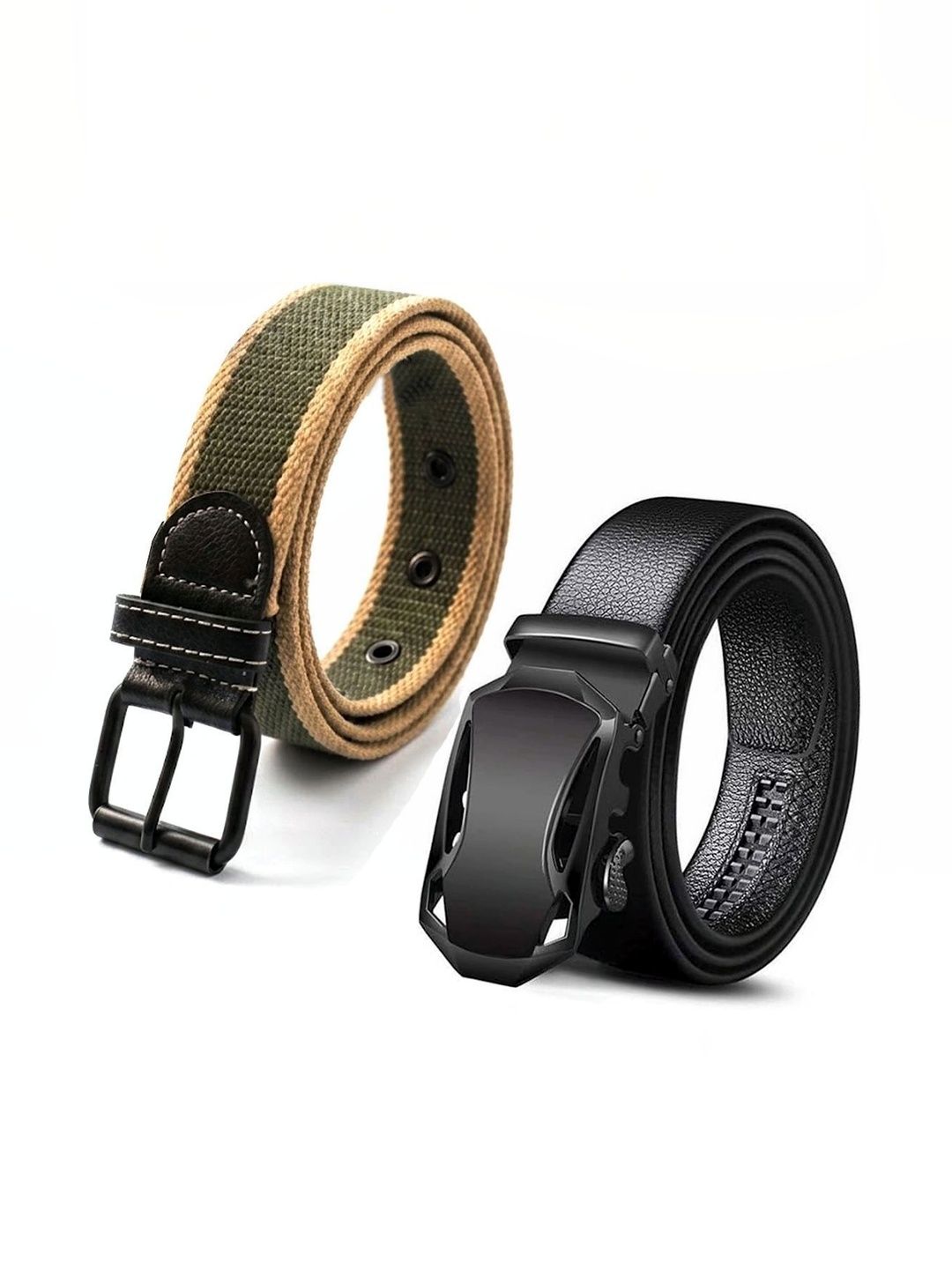 Elligator Men Striped 2 Belt-picture-58