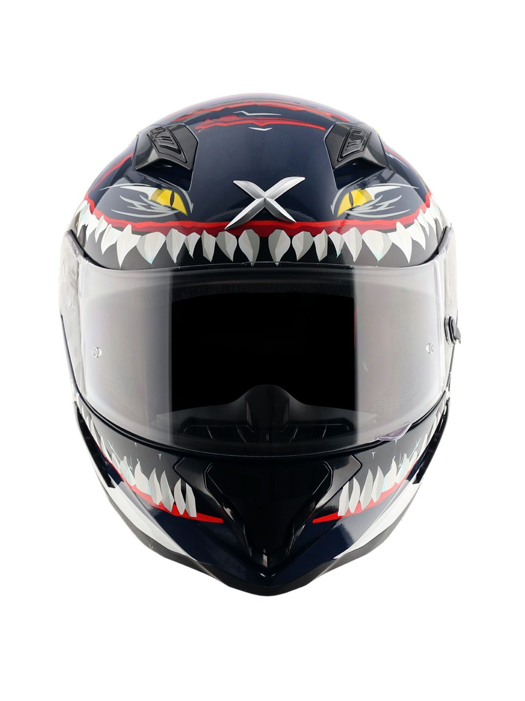 AXOR Hunter Shark Printed Scratch Resistant Full Face Helmet-picture-45