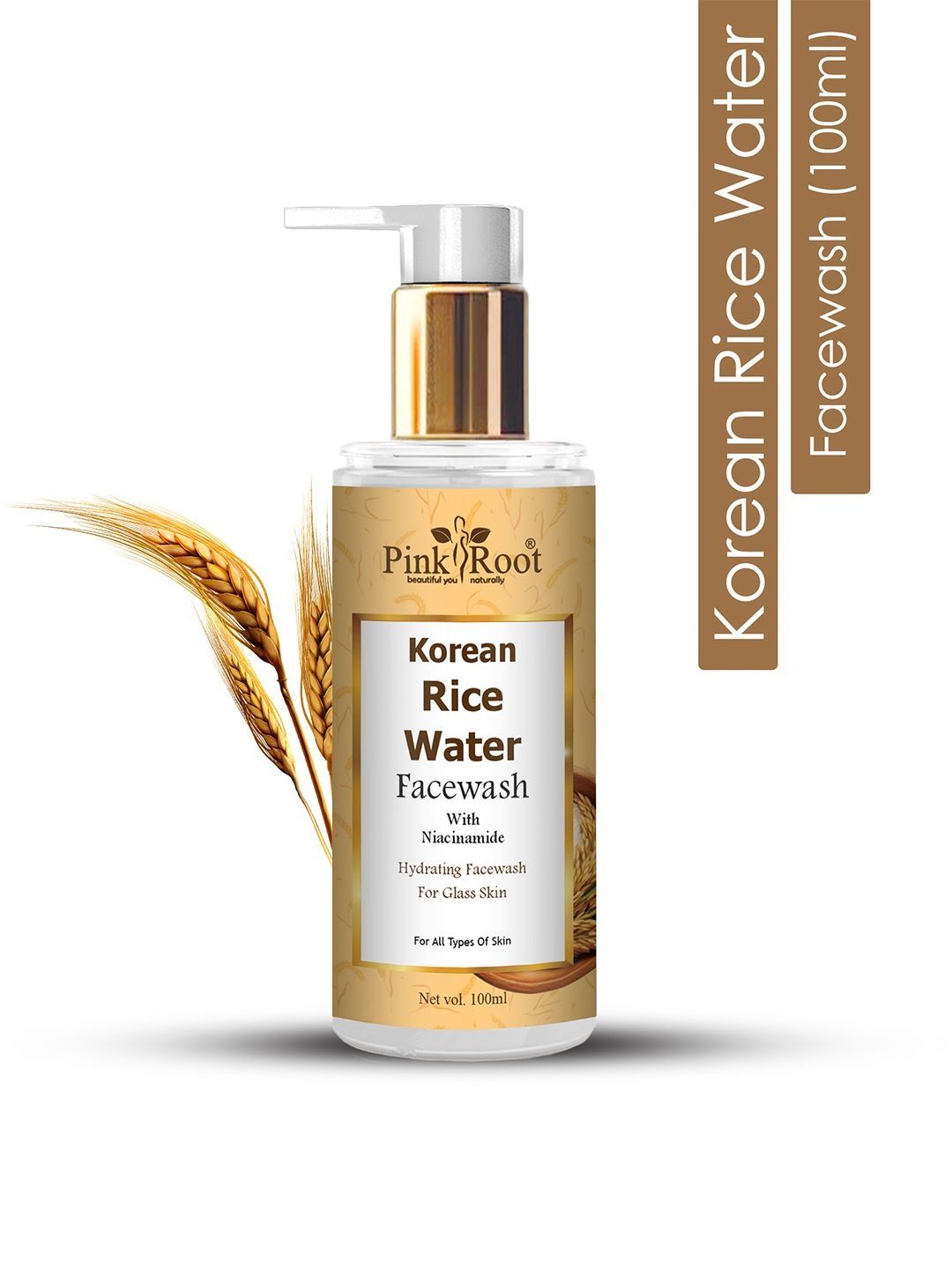 Pink Root Rice Water Face Wash with Niacinamide for Glass Skin - 100 ml-image-22