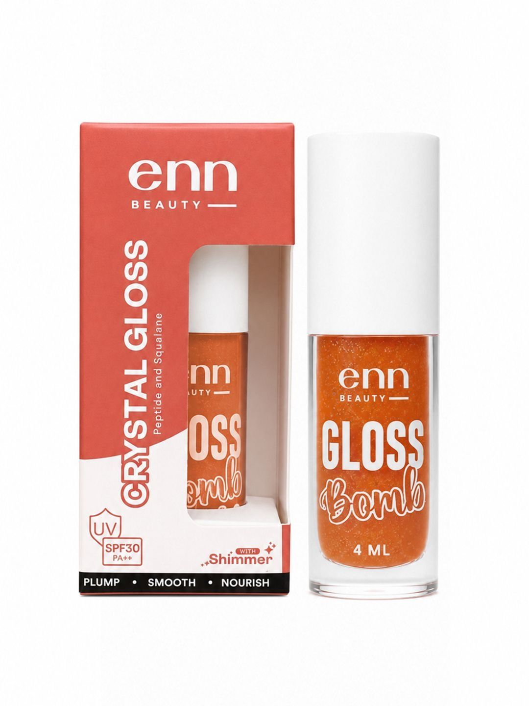 ENN Crystal Gloss Shimmer Lip Gloss - 4 ml - Molten Mocha-image-21