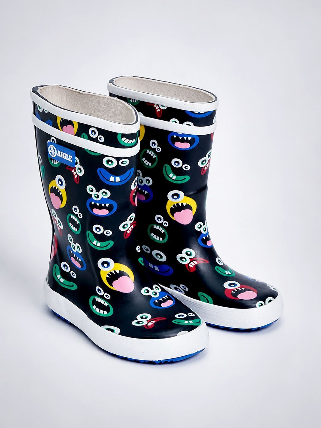 Little Surprise Box Kids Waterproof Round Toe Slip-On Rain Boots-picture-31
