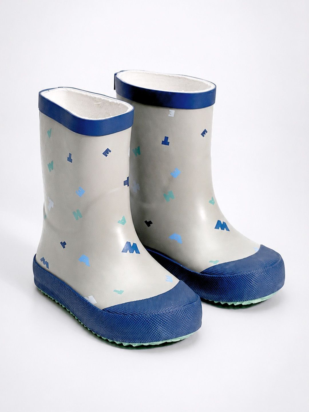 Little Surprise Box Kids Printed Water-Proof Round Toe Slip-On Rain Boots-picture-39