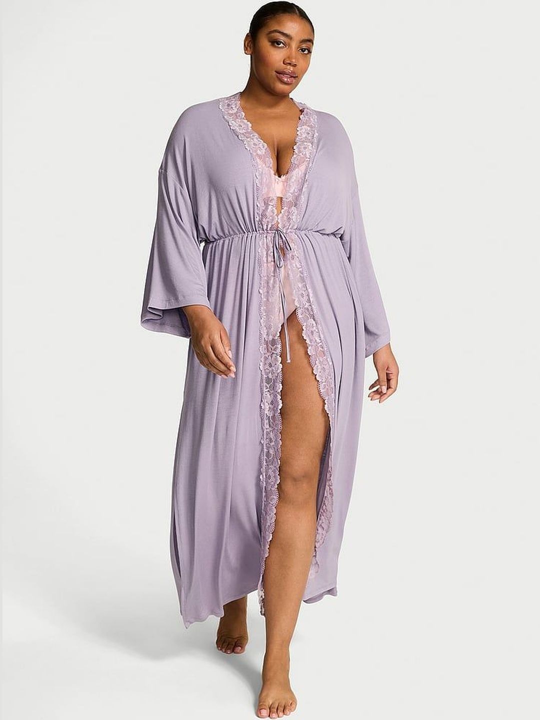 Victoria's Secret Maxi Long Sleeves Robe-picture-39