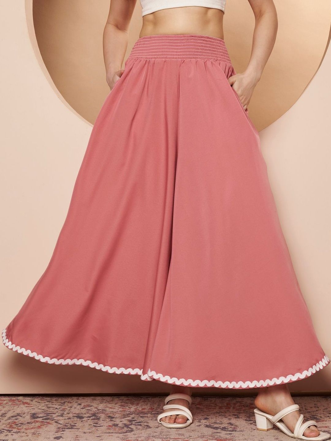 LookShine Women Flared Palazzos-picture-22