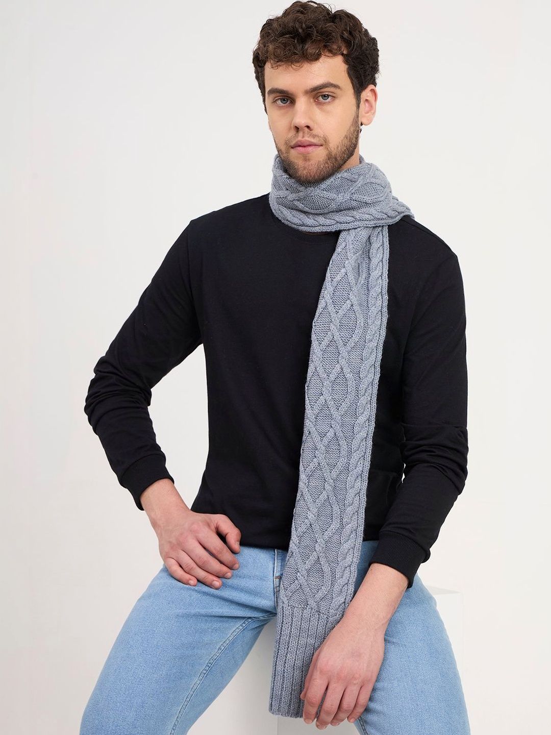 JoE Hazel Men Acrylic Mufflers-picture-32