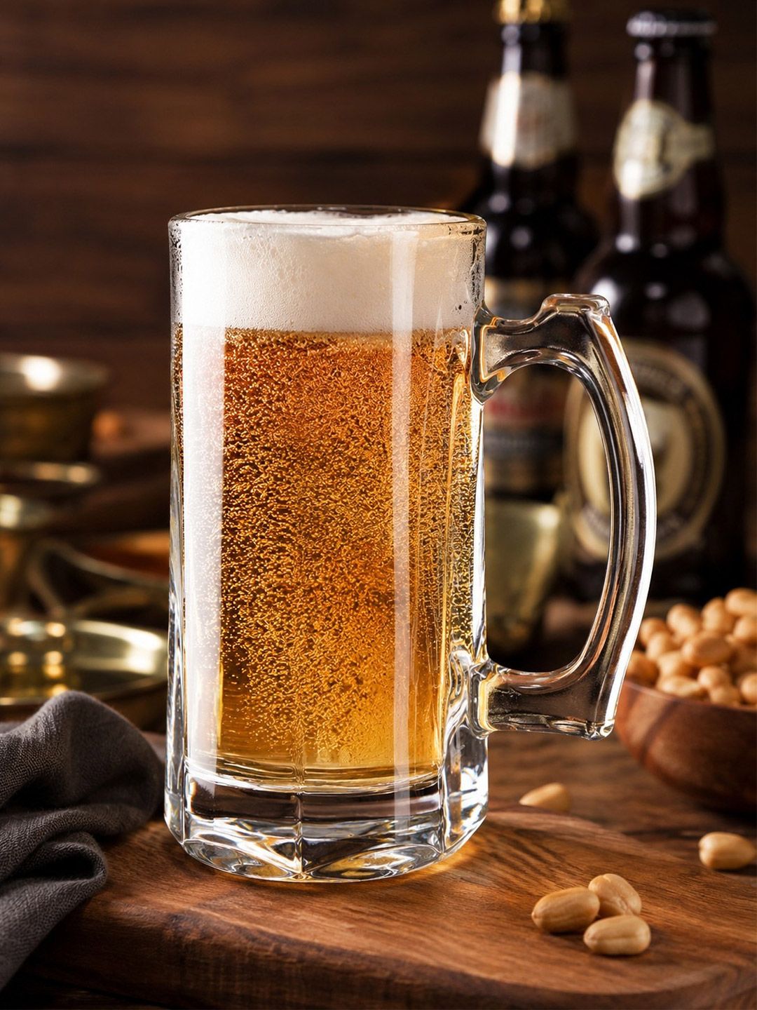 PrimeWorld Transparent 2 Easy to Clean Glass Beer Glass Bar Glass-picture-25