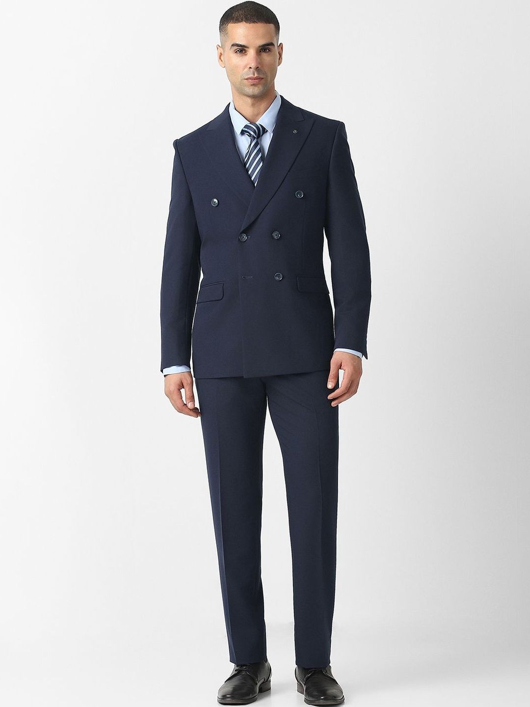Van Heusen Slim-Fit Double-Breasted Two-Piece Suit-image-41