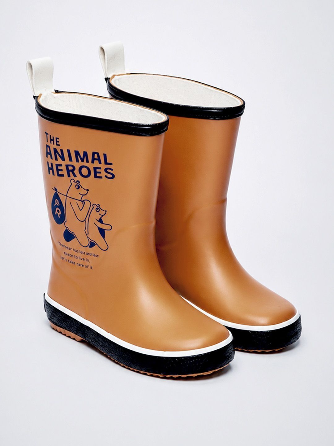 Little Surprise Box Kids Waterproof Round Toe Slip-On Rain Boots-picture-16