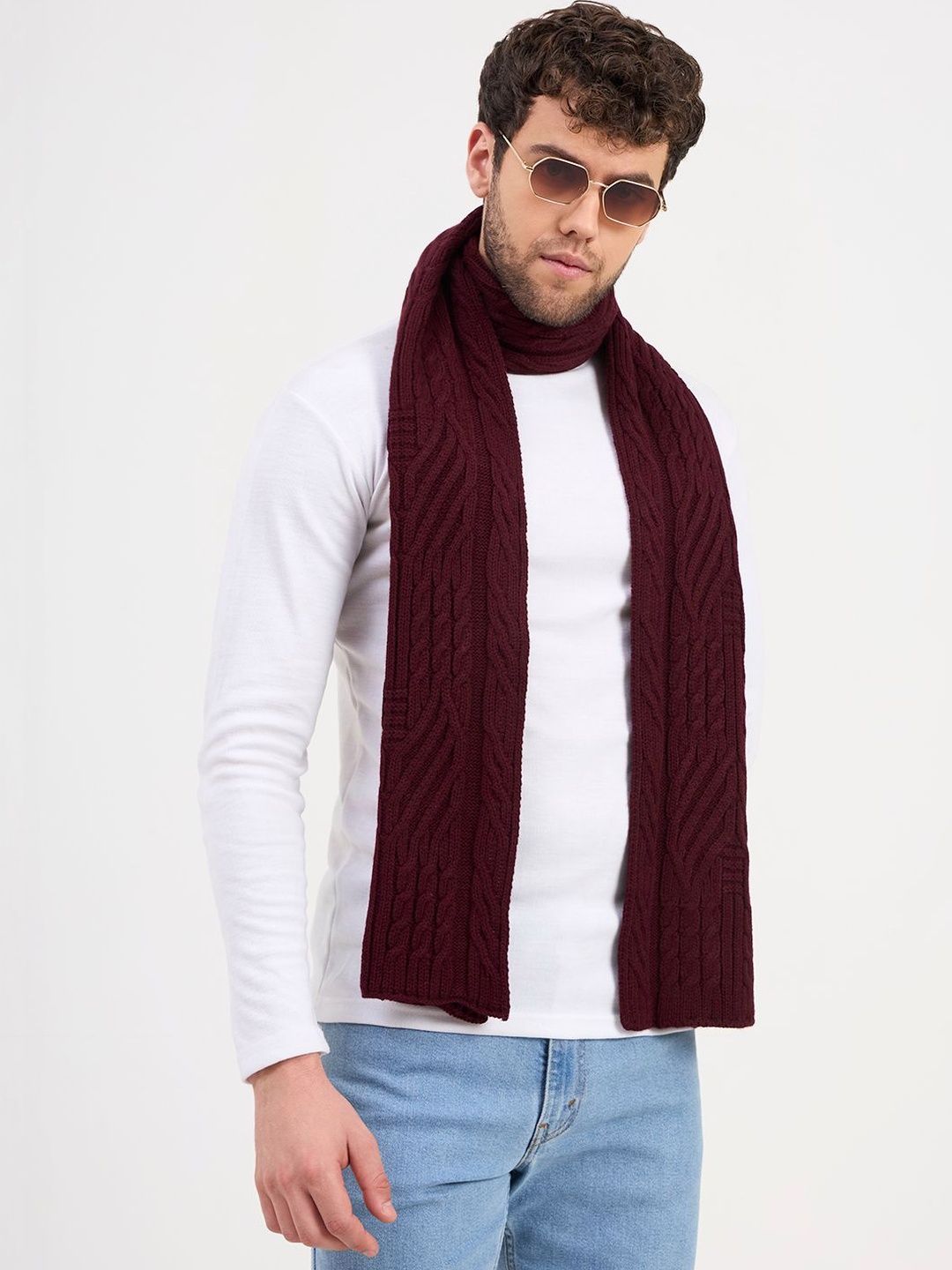 JoE Hazel Men Acrylic Mufflers-picture-29