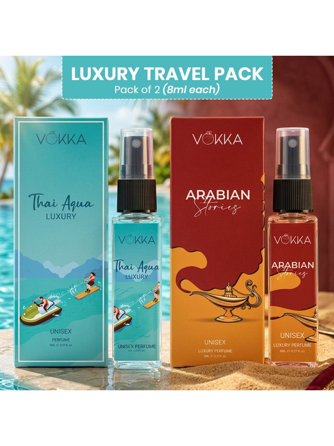 VOKKA Set Of 2 Thai Aqua & Arabian Stories Eau De Perfum - 8 ml Each-picture-31