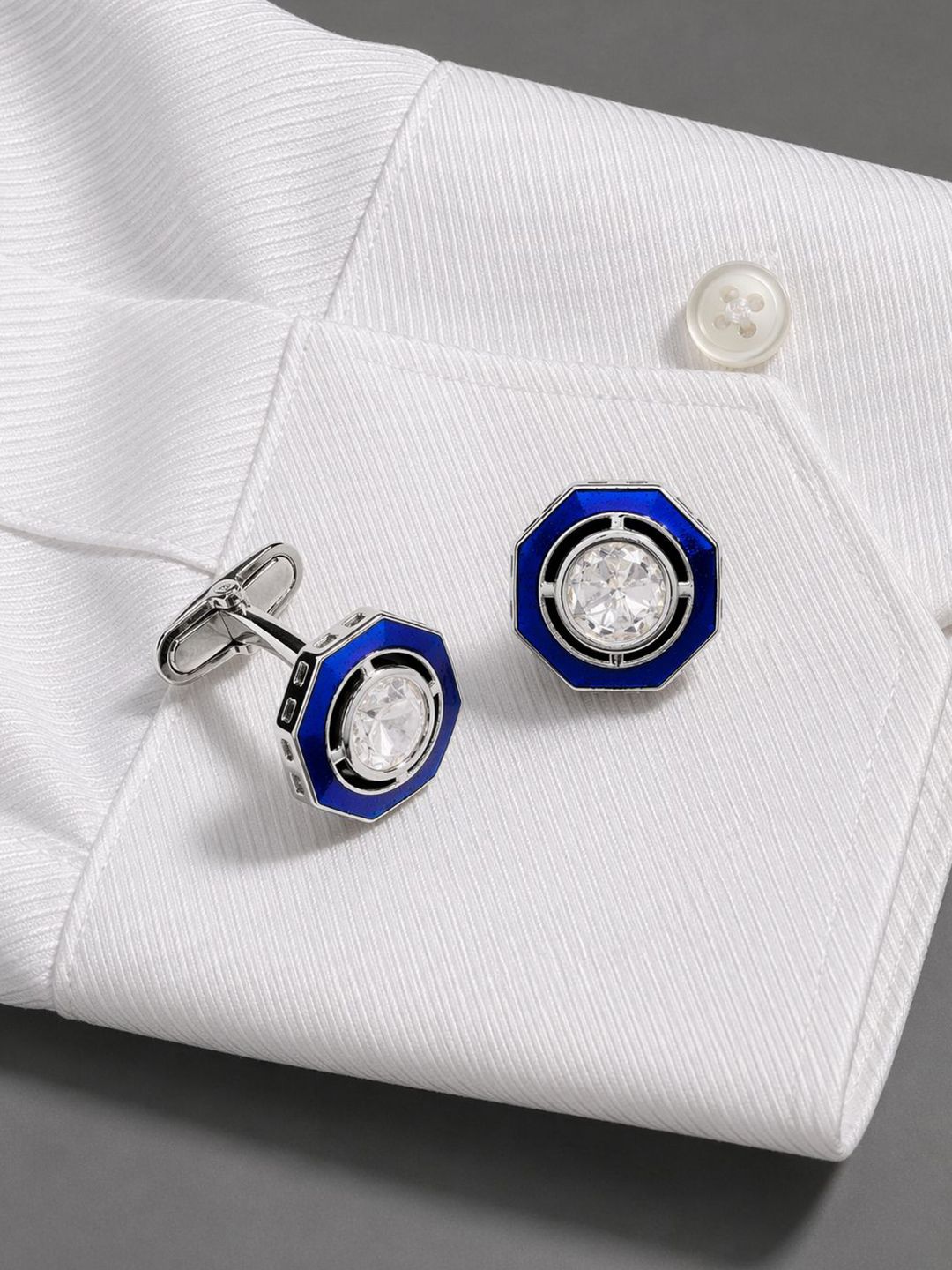 Twenty One Jewels Geometric Cufflink-picture-41