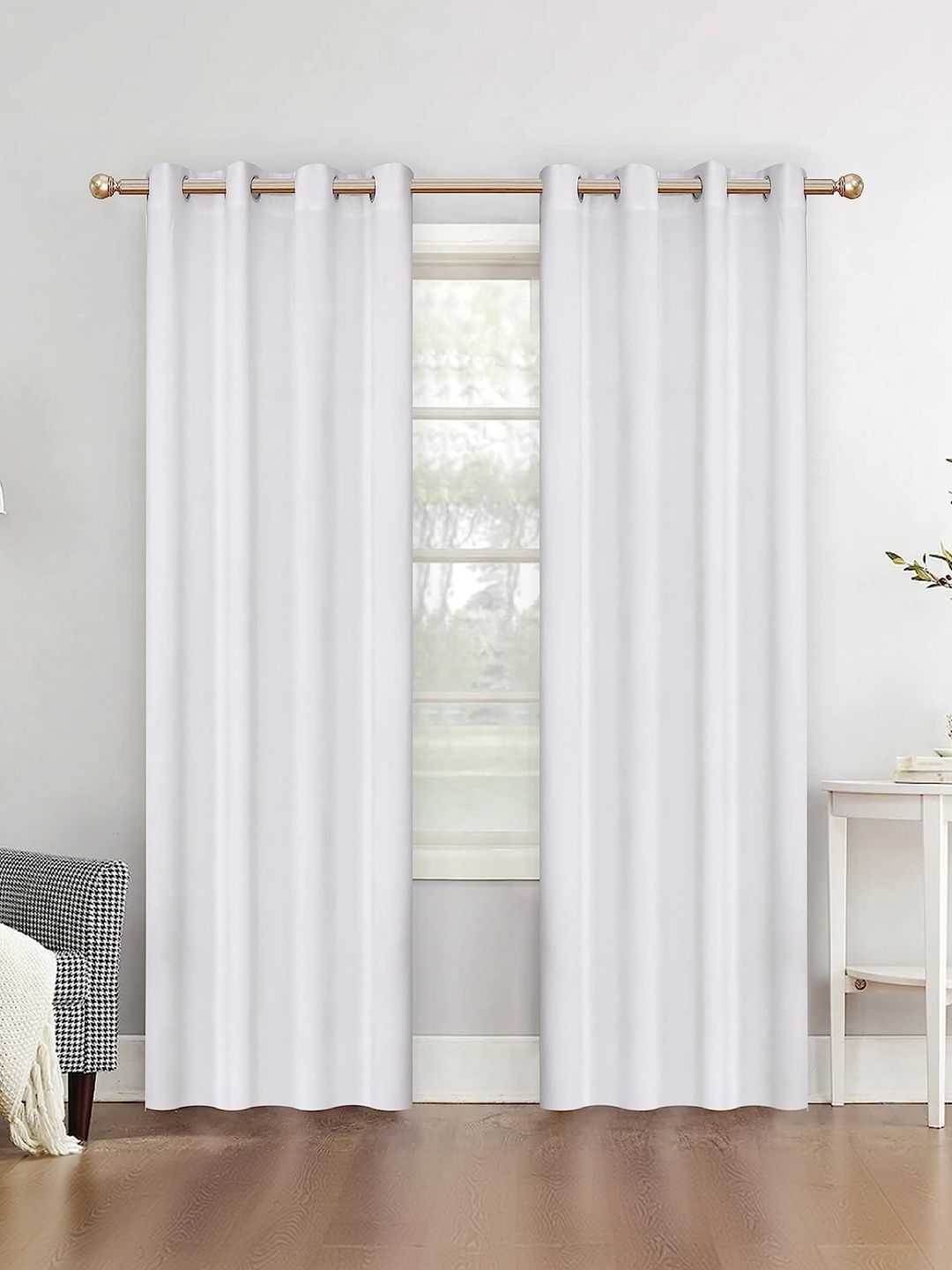KNOTTING HOME White Room Darkening Door Curtain-picture-14
