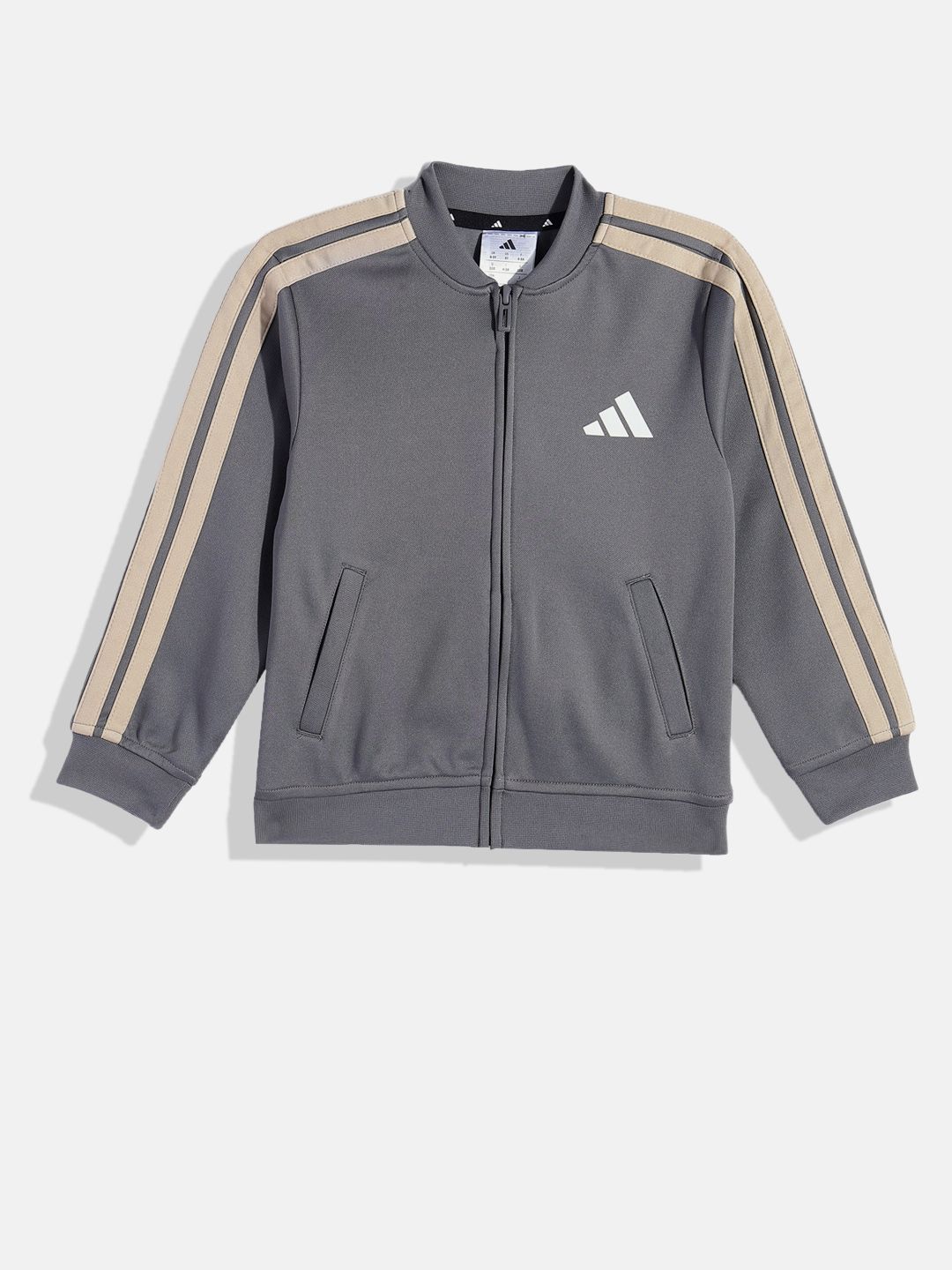 ADIDAS Boys Striped Sporty Jacket-picture-21