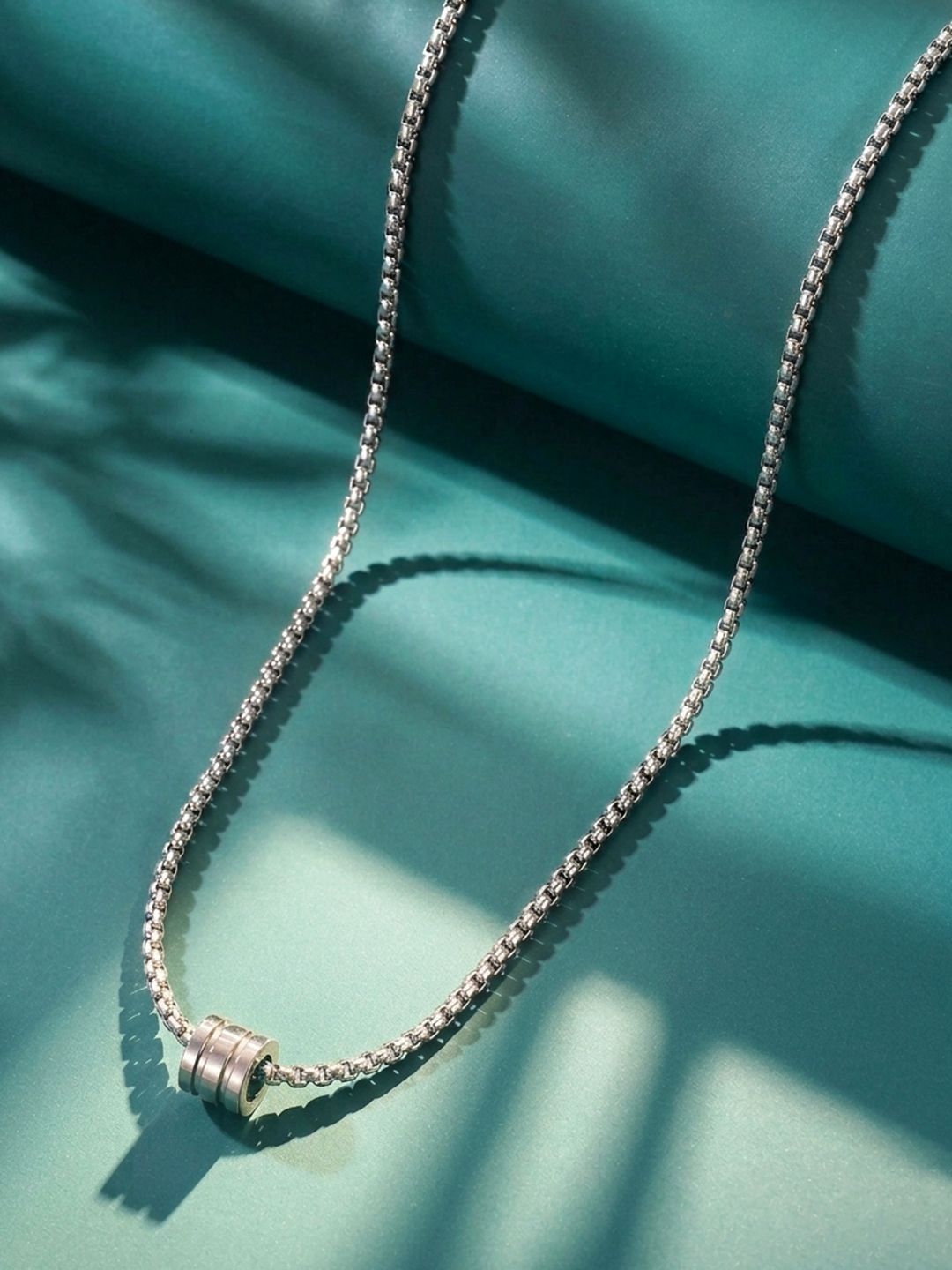 Peora Unisex Silver-Plated Necklace-picture-31
