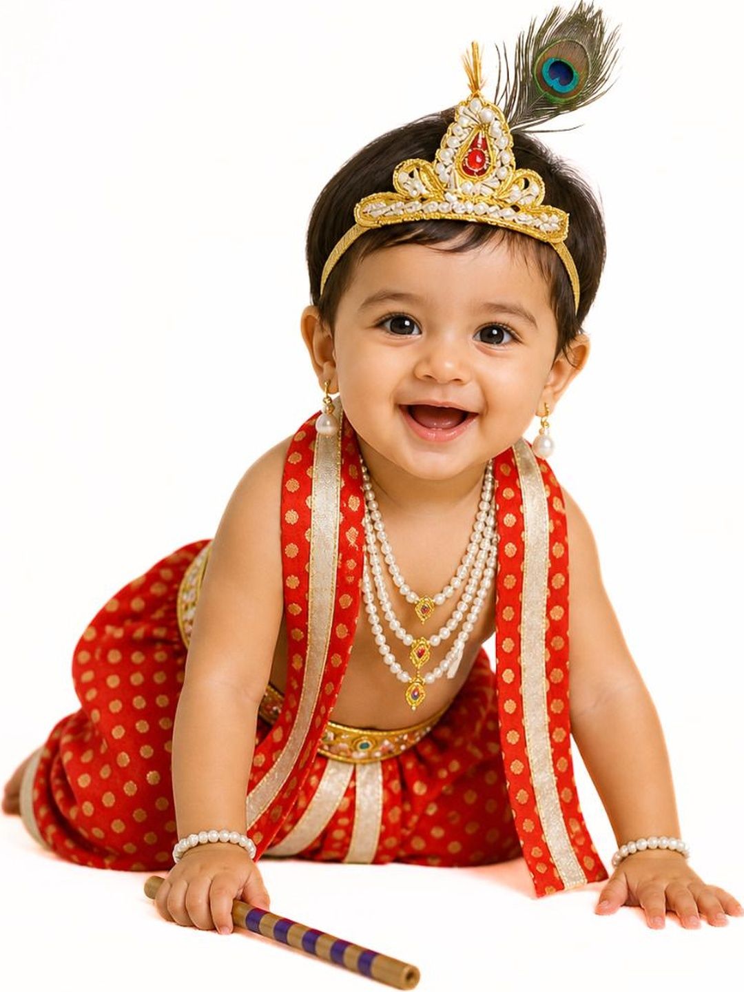 itsmycostume Unisex Kids Printed Top with Dhoti Pants-picture-40