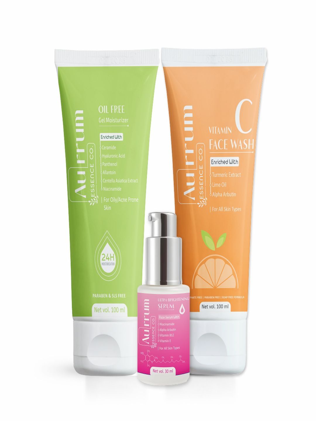 Aurrum Essence Co Set Of 3 Oil Control Moisturizer & Facewash- 100 ml Each & Serum- 30 ml-image-28