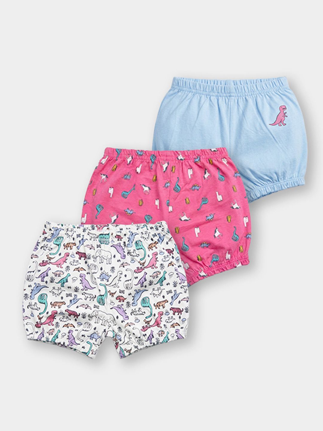 Carter's Girls Pack of 3 Printed Assorted Organic Cotton Boy Shorts-picture-51