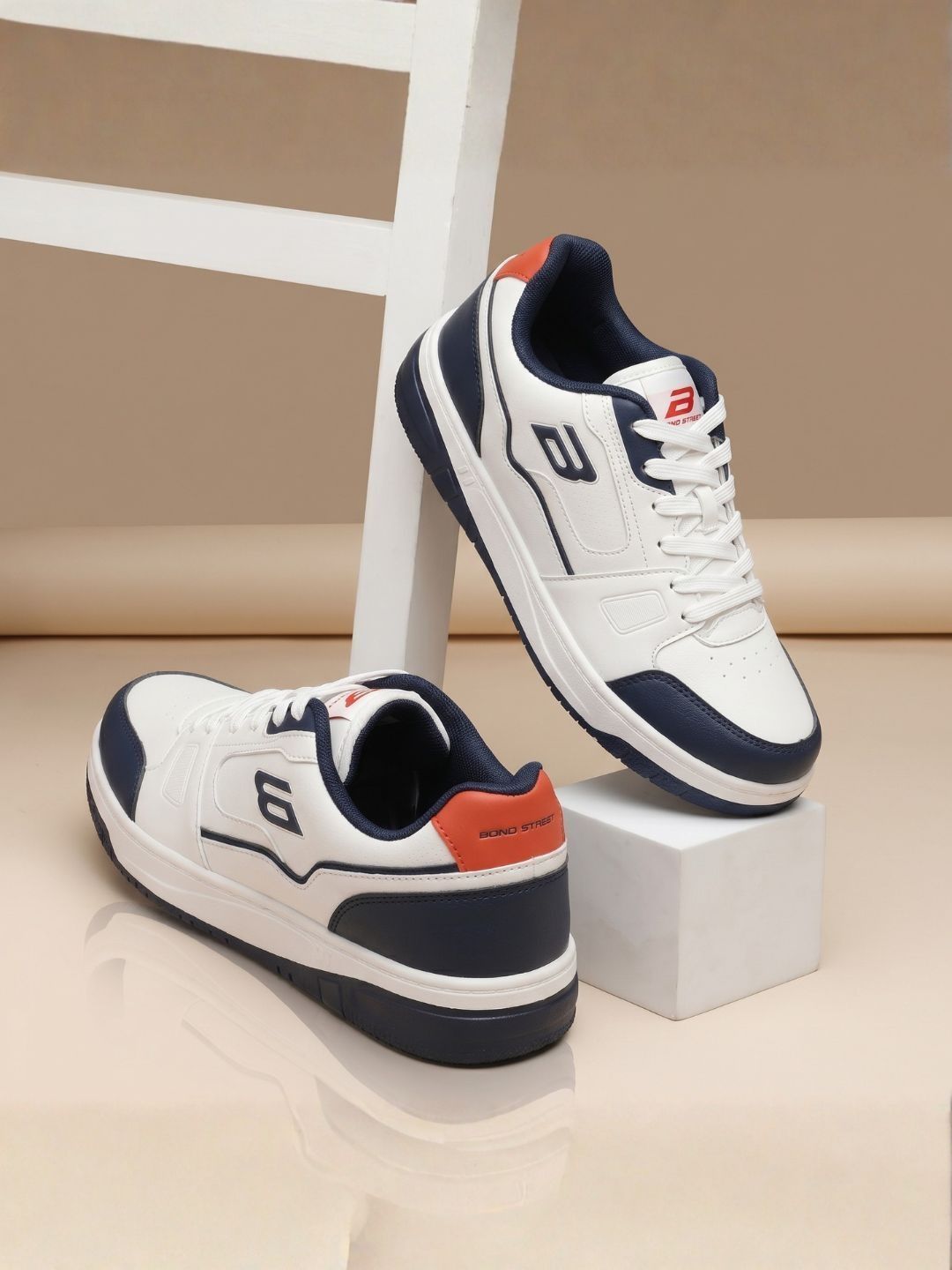 Bond Street By Red Tape Men Colourblocked PU Sneakers-picture-21