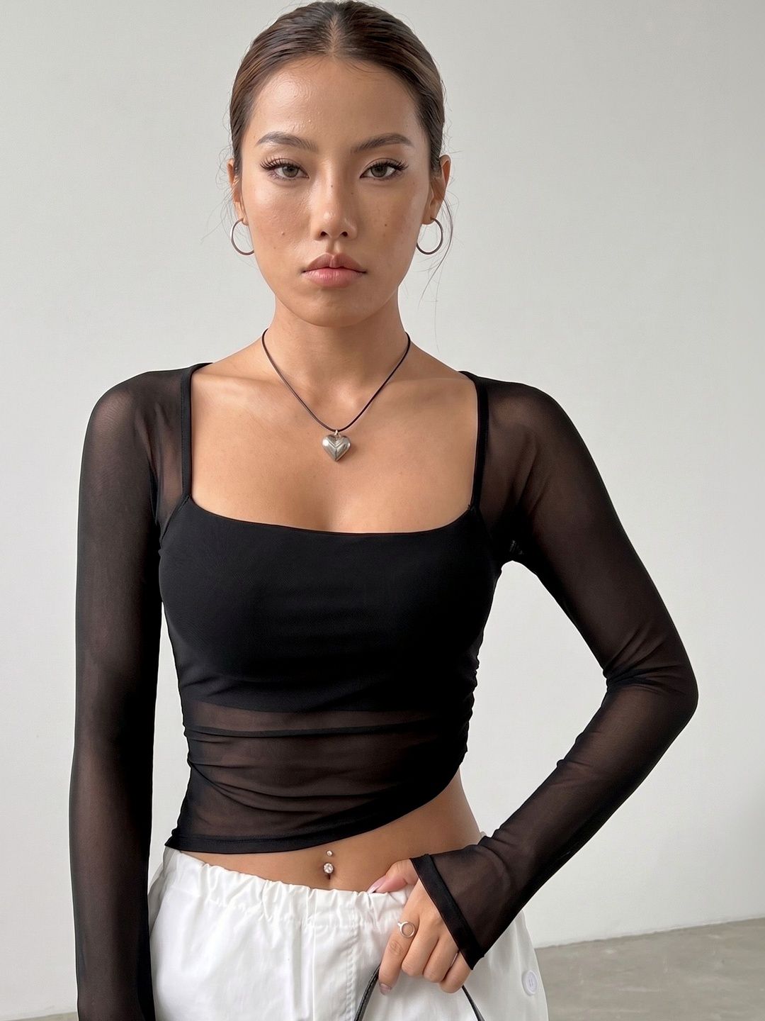 Stylecast X Slyck Solid Crop Top-image-42