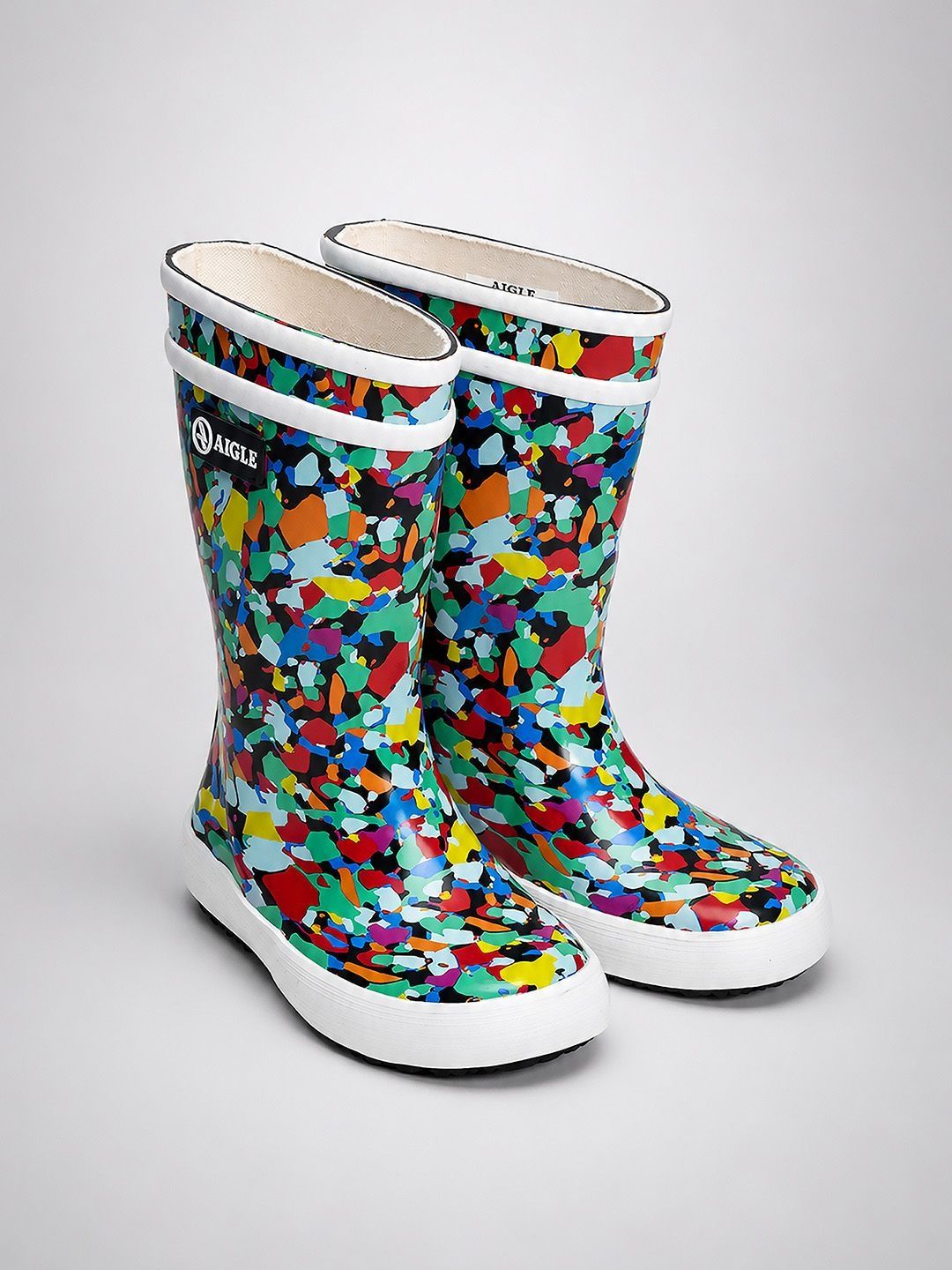 Little Surprise Box Kids Waterproof Round Toe Slip-On Rain Boots-picture-54