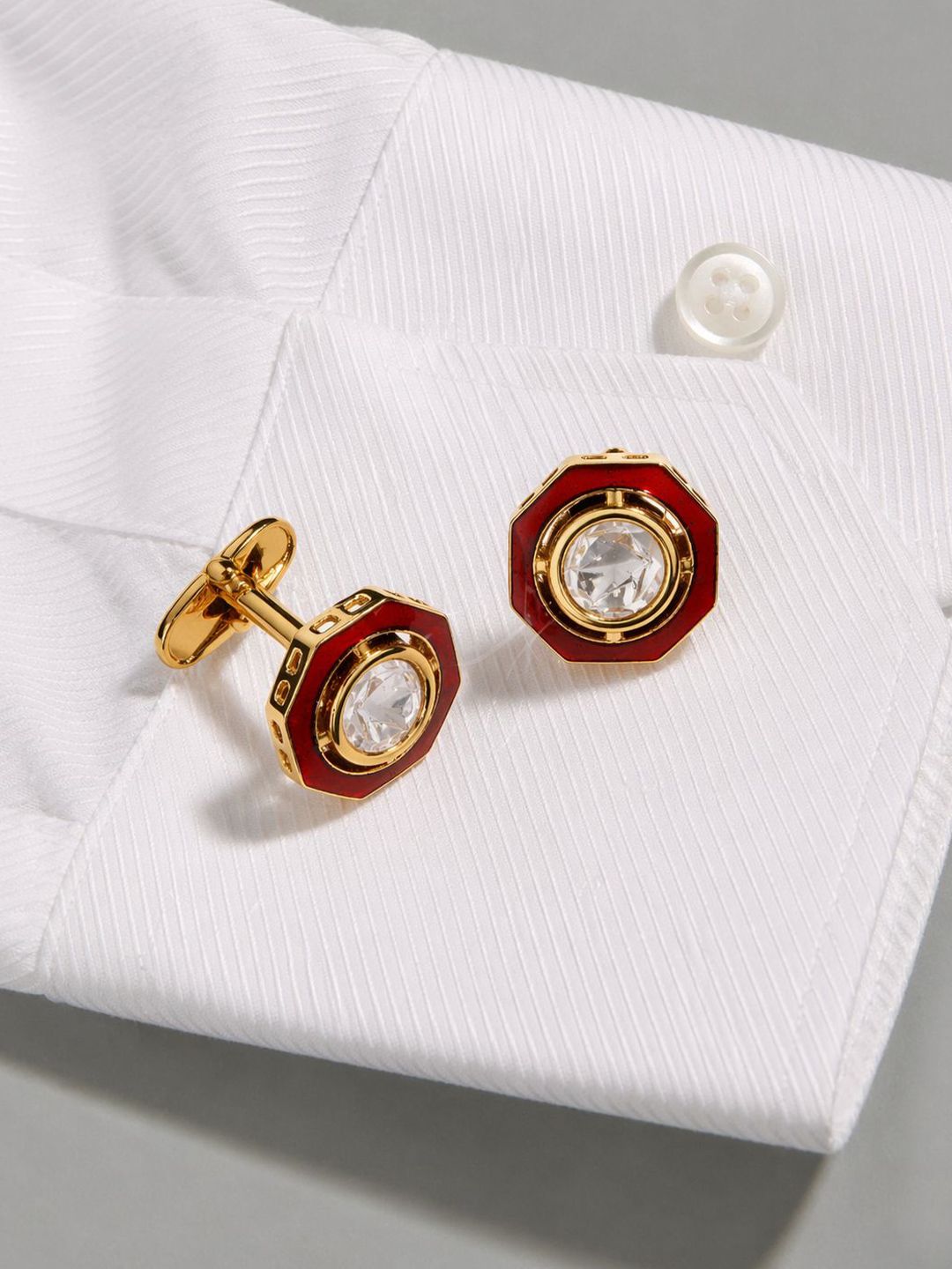 Twenty One Jewels Geometric Cufflink-picture-50